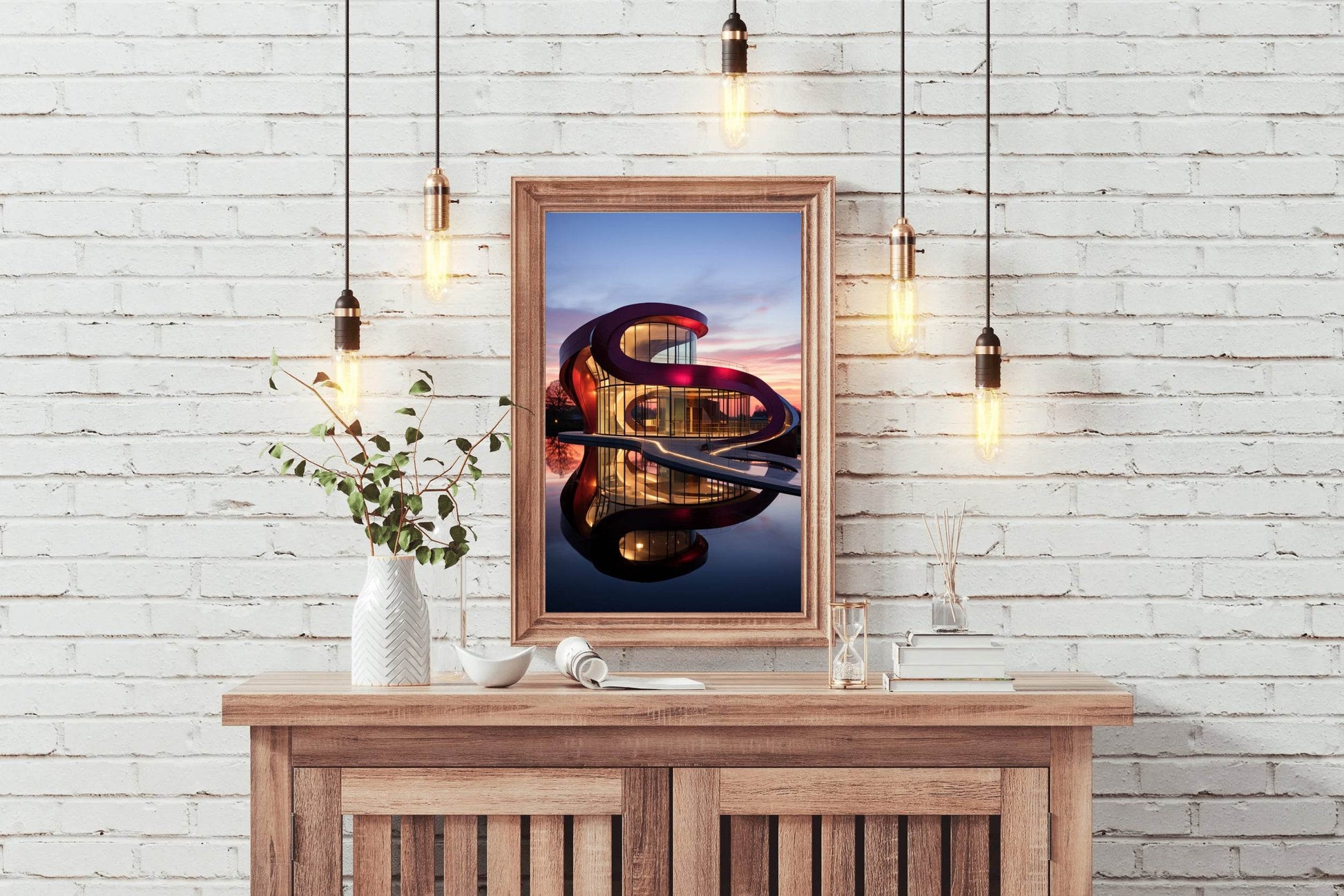 Villa Savoye Architectural Wall Art - beink online art store
