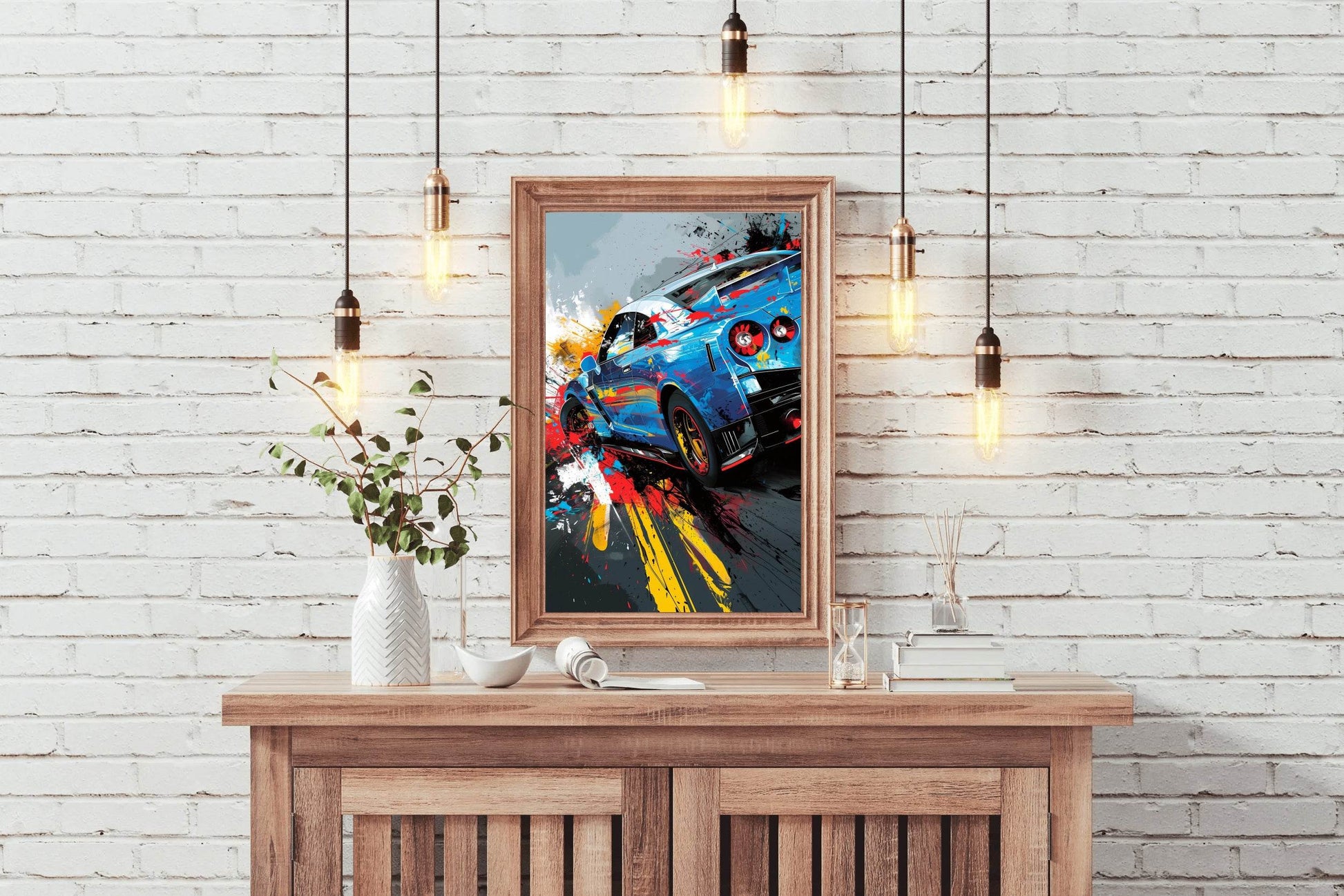 Nissan GTR Graffiti Street Wall Art - beink online art store