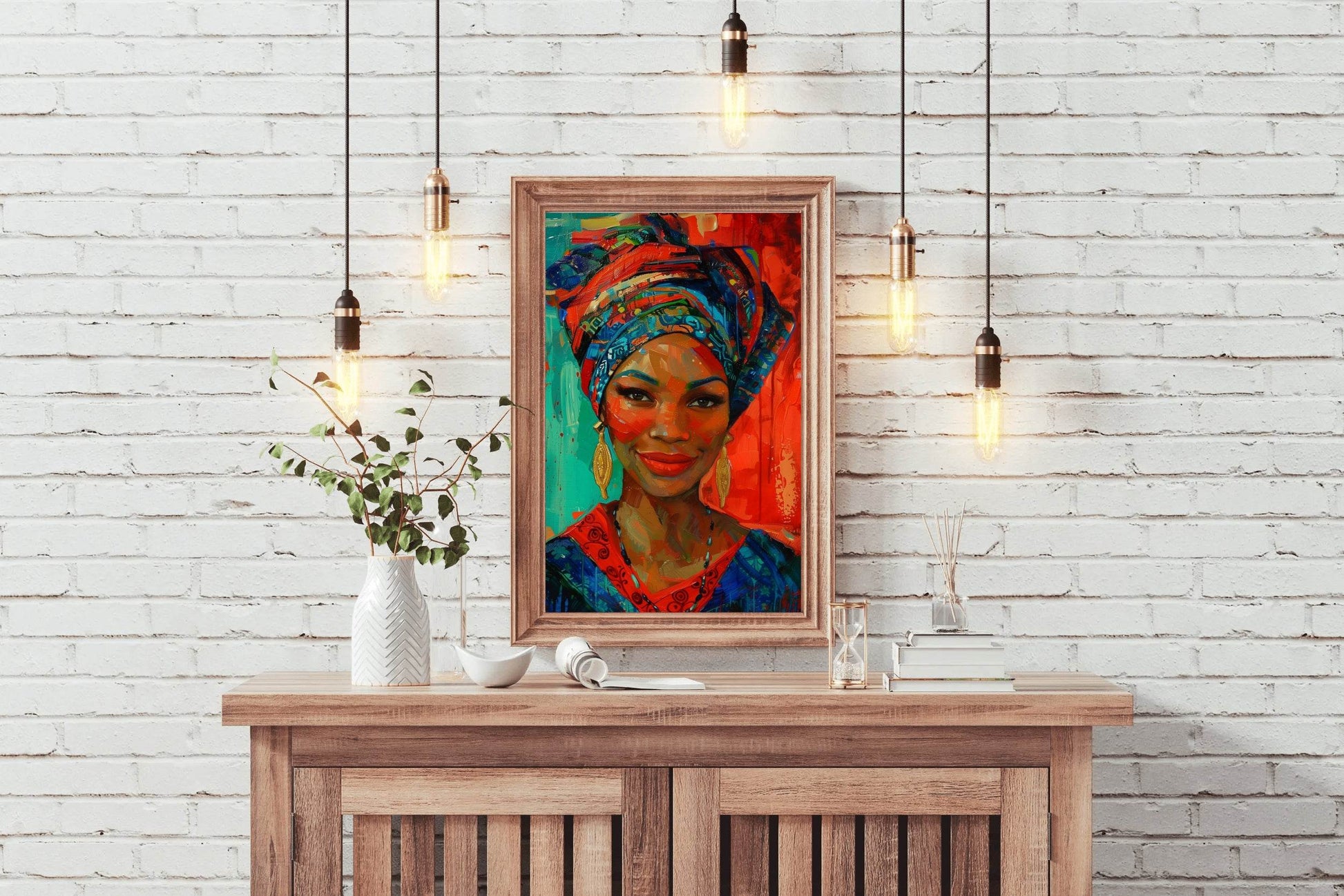 African Woman Canvas Printing Wall Art - beink online art store