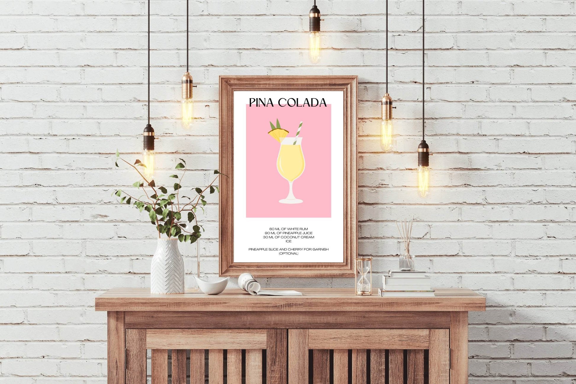Pina Colada lemon Wall Art - beink online art store