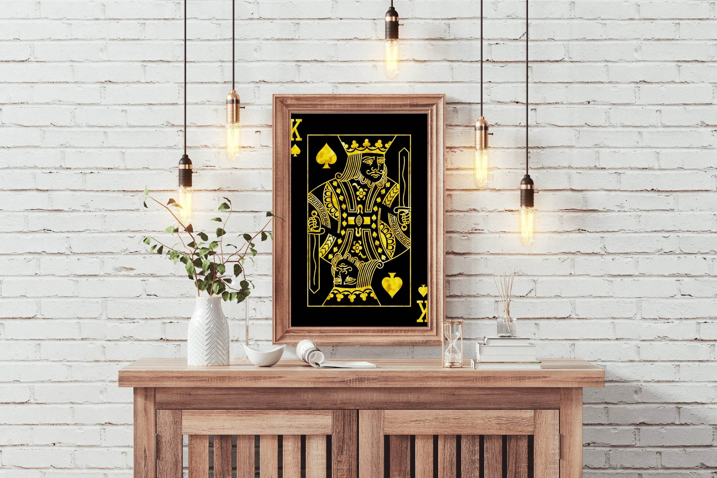 King of Spade Wall Art - beink online art store