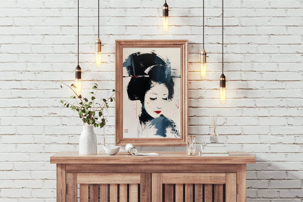 Japanese Geisha Wall Art - beink online art store