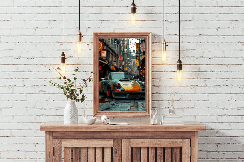 Porsche RSR Turbo Wall Art - beink online art store