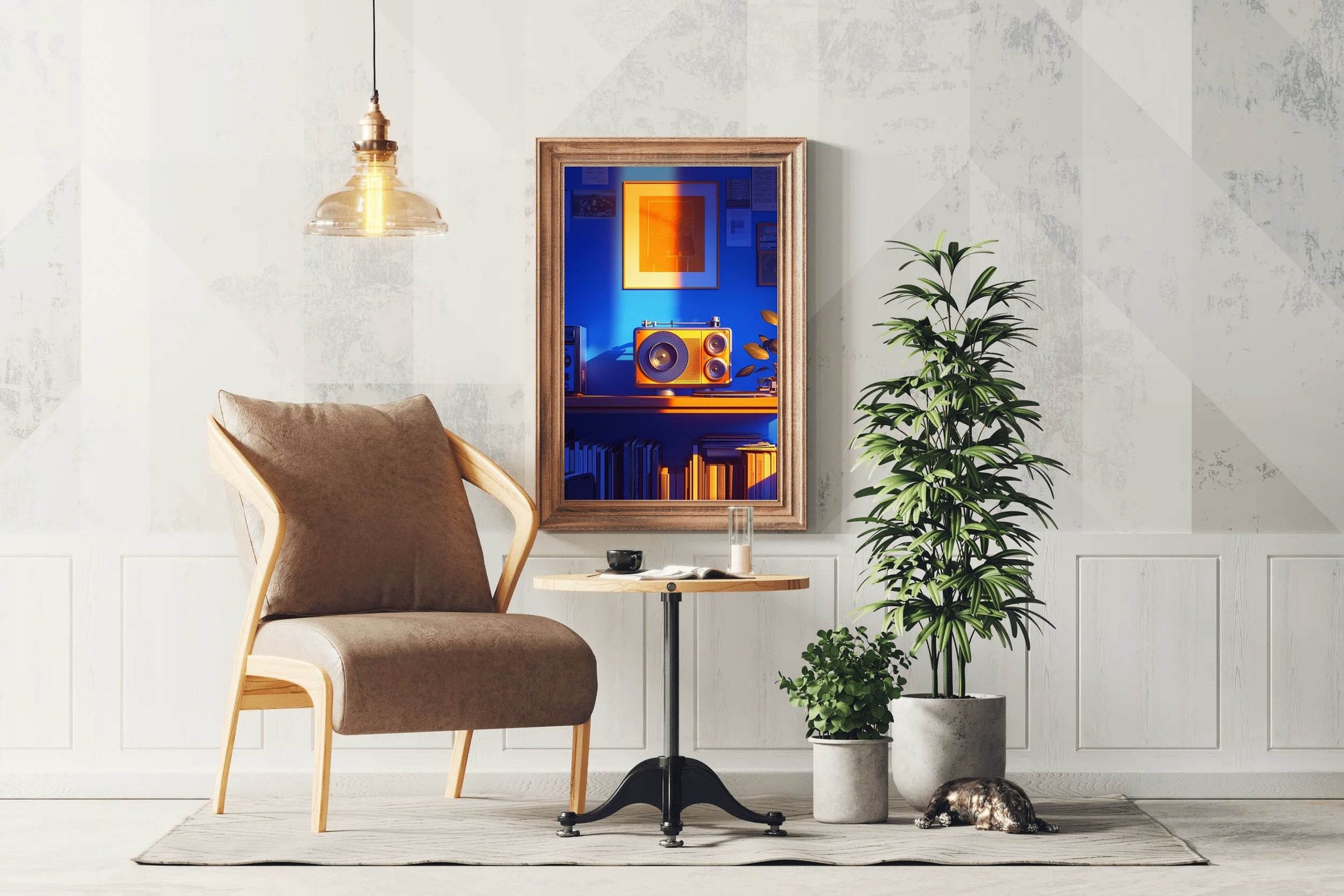A Wiew Old Tape Recorder Wall Art - beink online art store