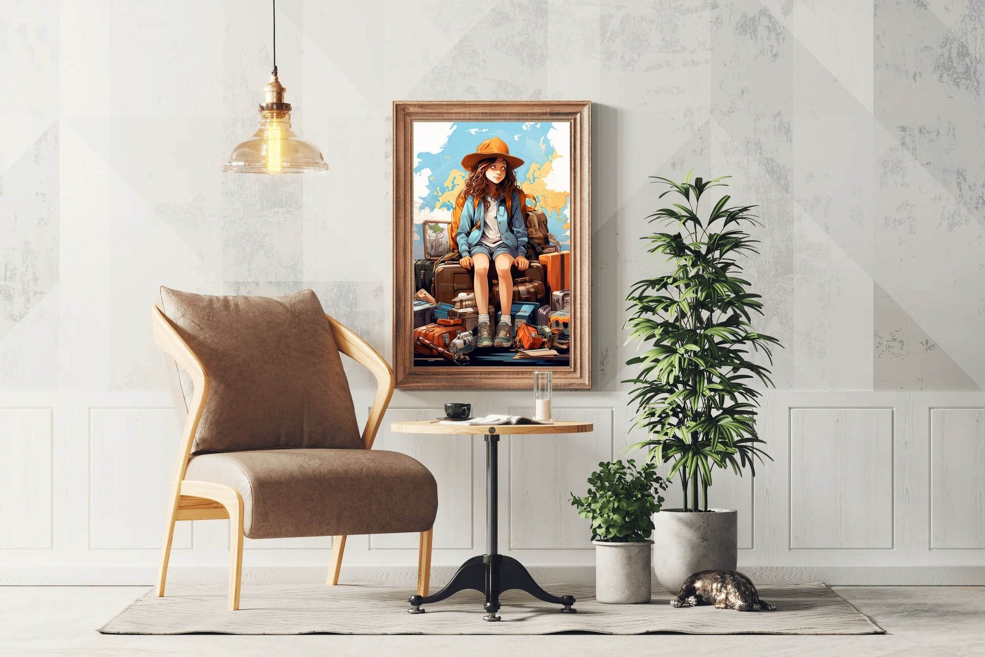 Adventure Anime Girls Anime Wall Art - beink online art store
