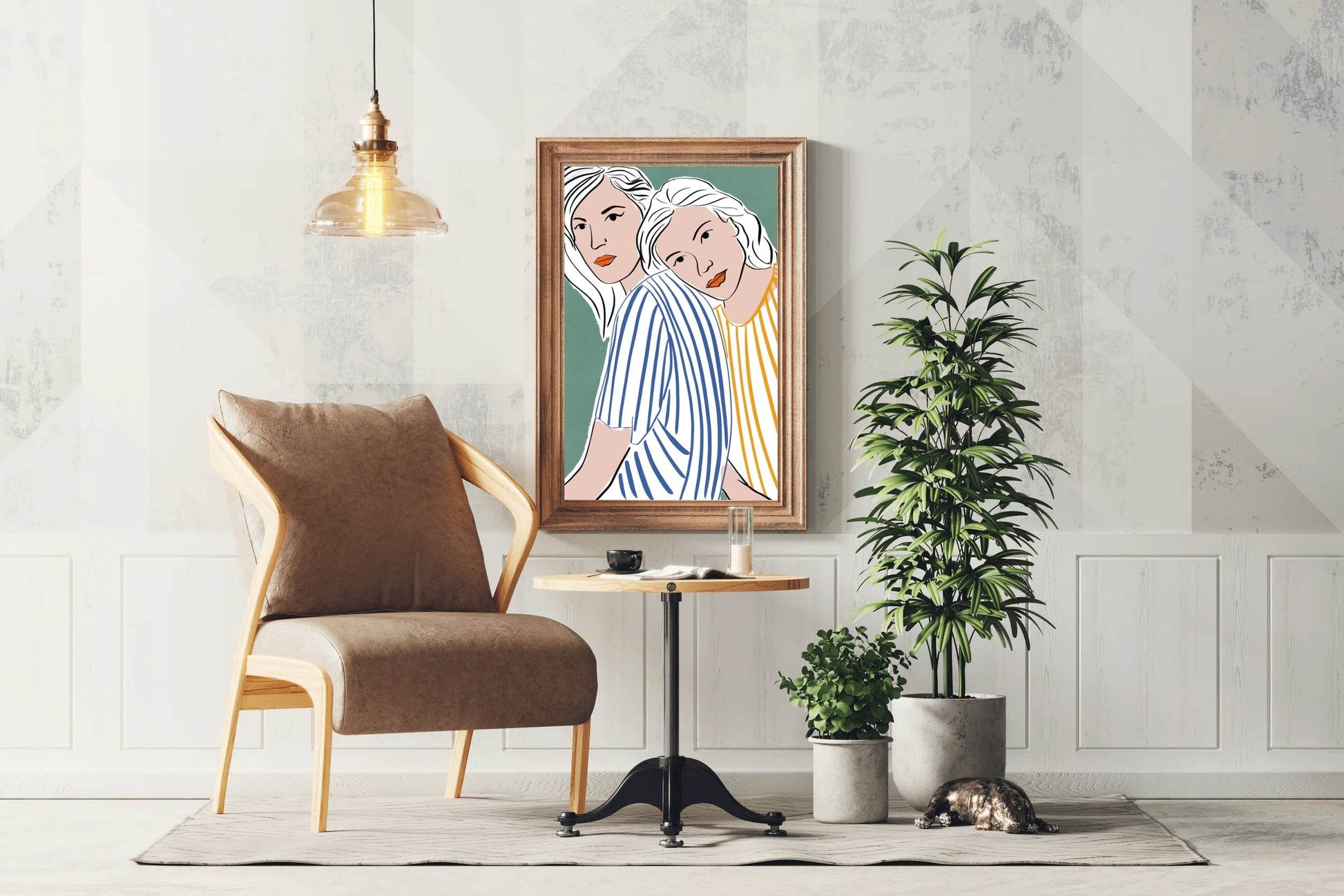 Contemporary Female Wall Art - beink online art store