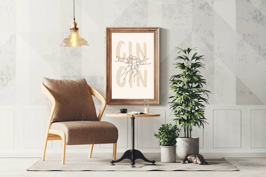 Gin Gin Cocktail Wall Art - beink online art store
