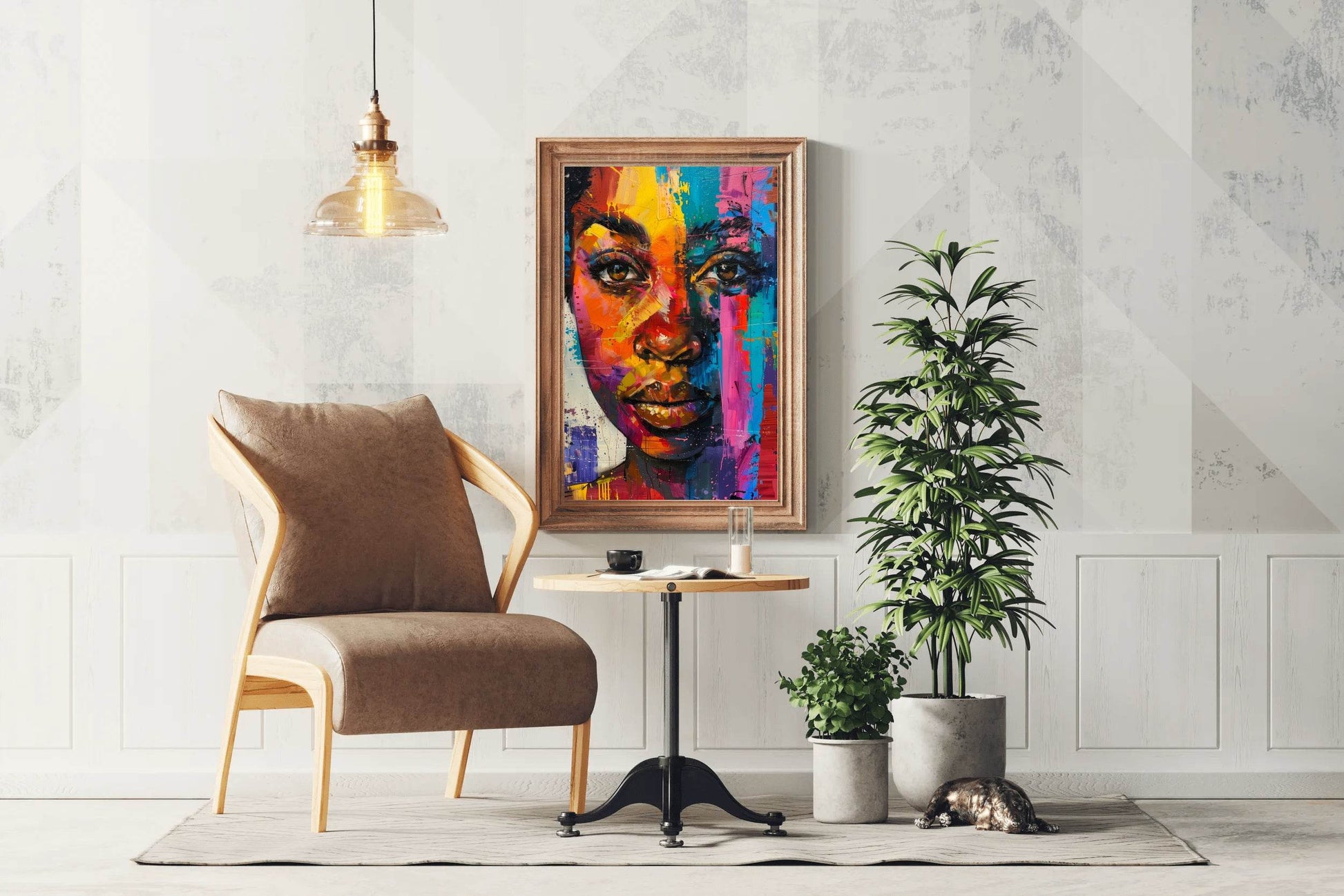 African Woman Wall Art - beink online art store