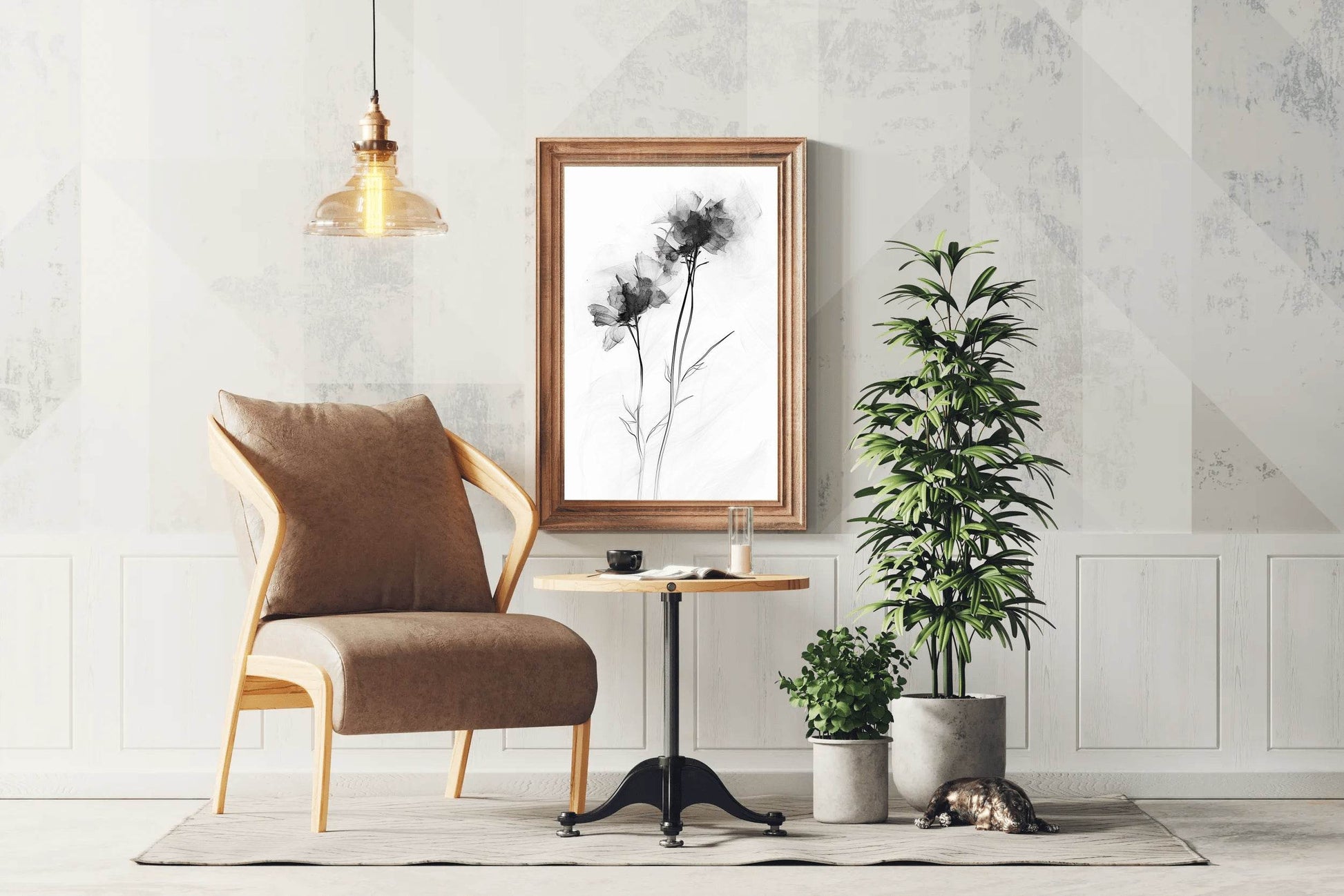 Watercolor Dynamic Petals Wall Art - beink online art store