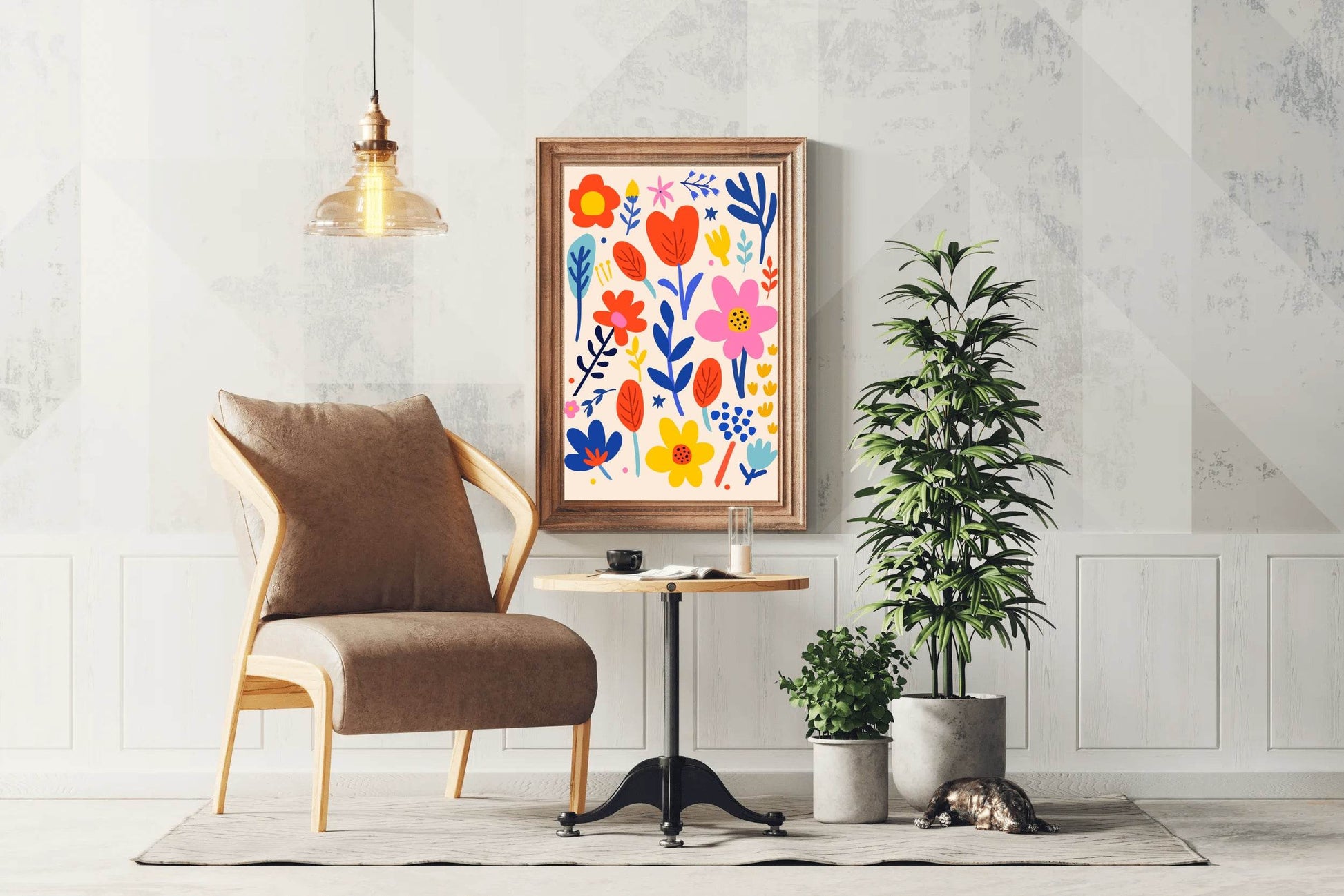 Painting Marigolds Wall Art - beink online art store