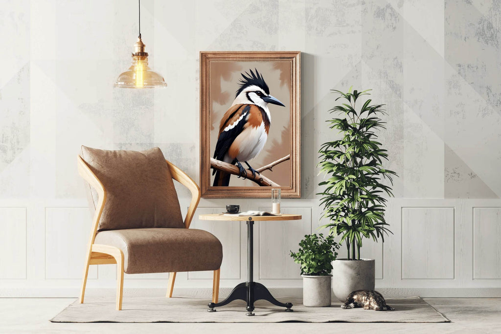 Watercolor Painting of Jay Bird Wall Art - beink online art store