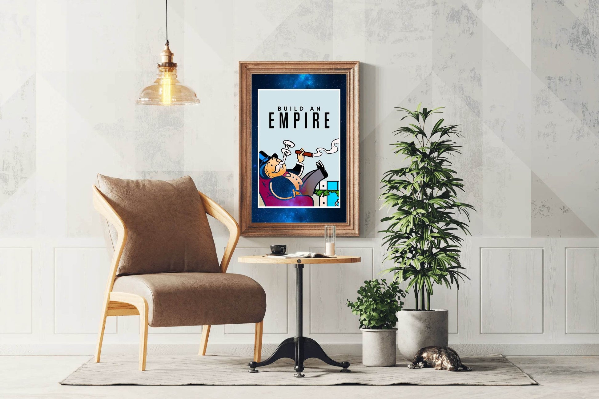 Monopoly-Inspired Success Motivational Wall Art - beink online art store