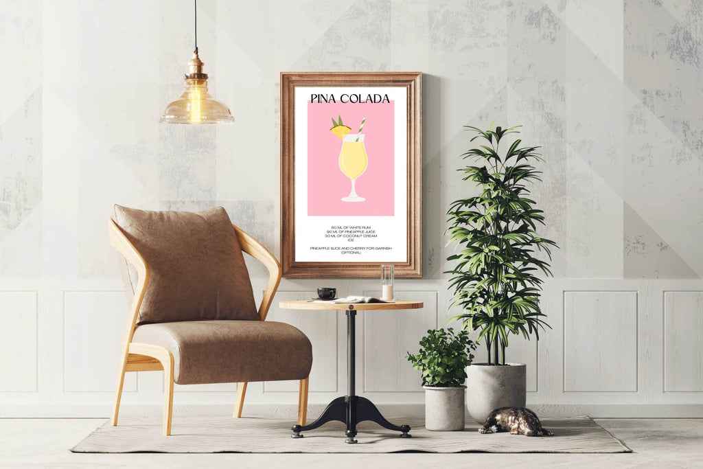 Pina Colada lemon Wall Art - beink online art store