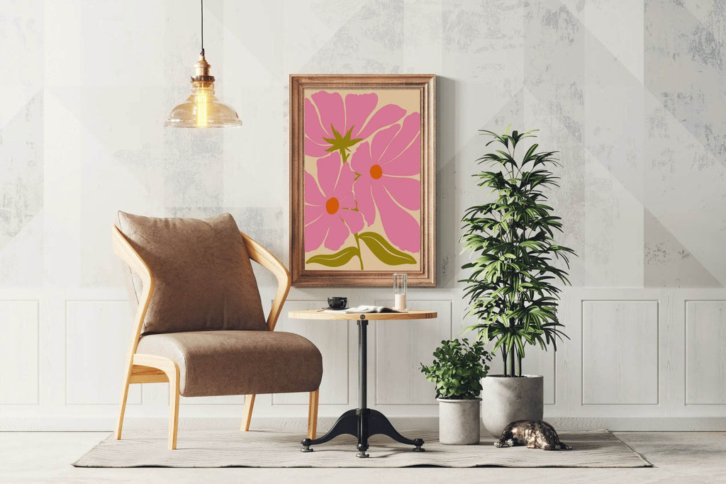 Marsh Broad-Faced Flowers Wall Art - beink online art store
