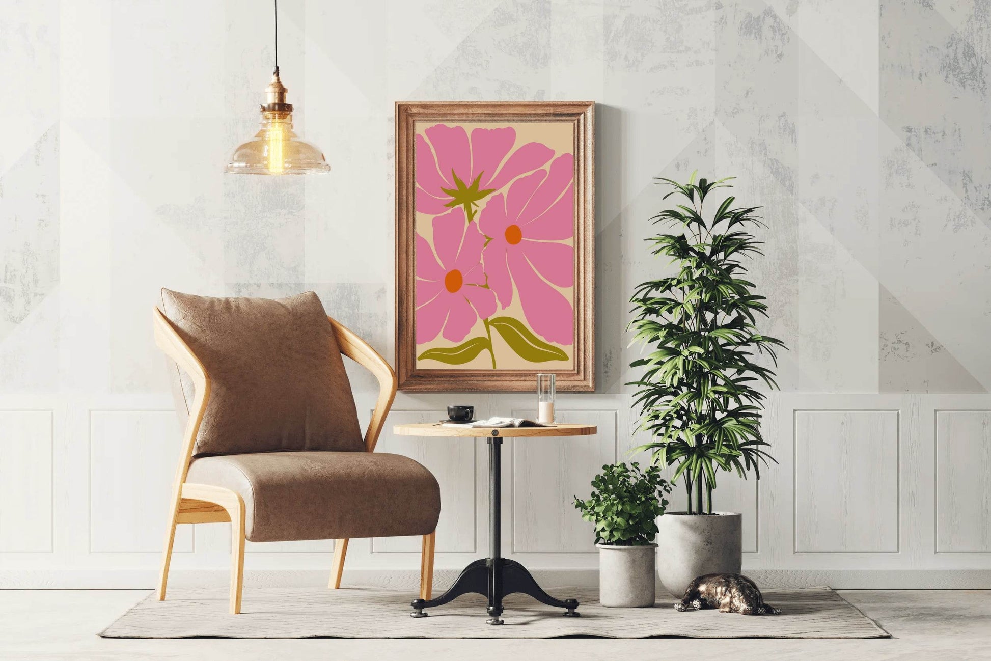 Marsh Broad-Faced Flowers Wall Art - beink online art store