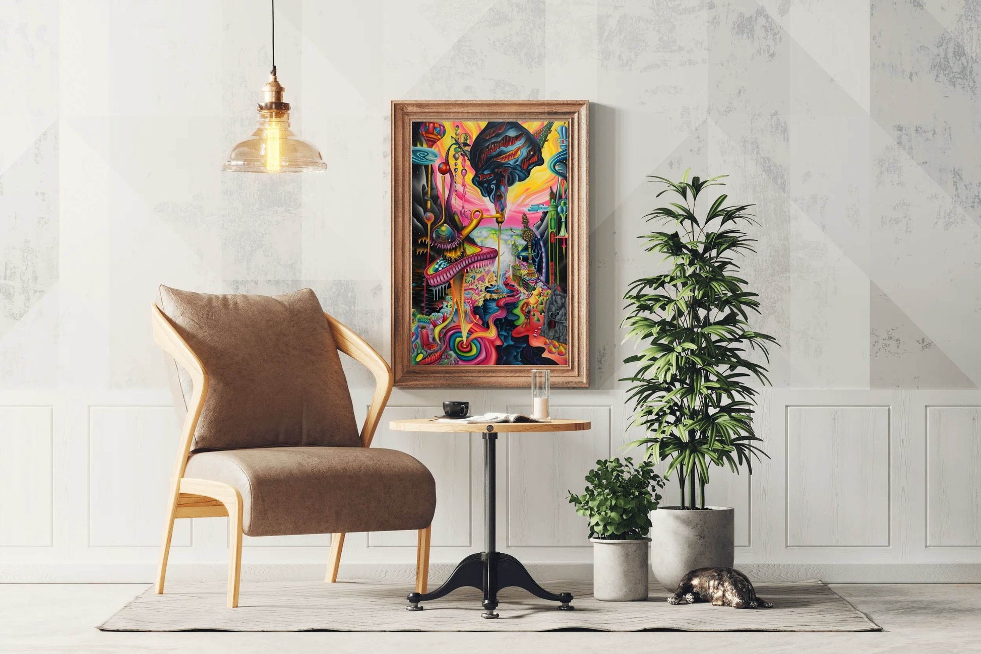 Colorful Fantasy Planet Wall Art - beink online art store