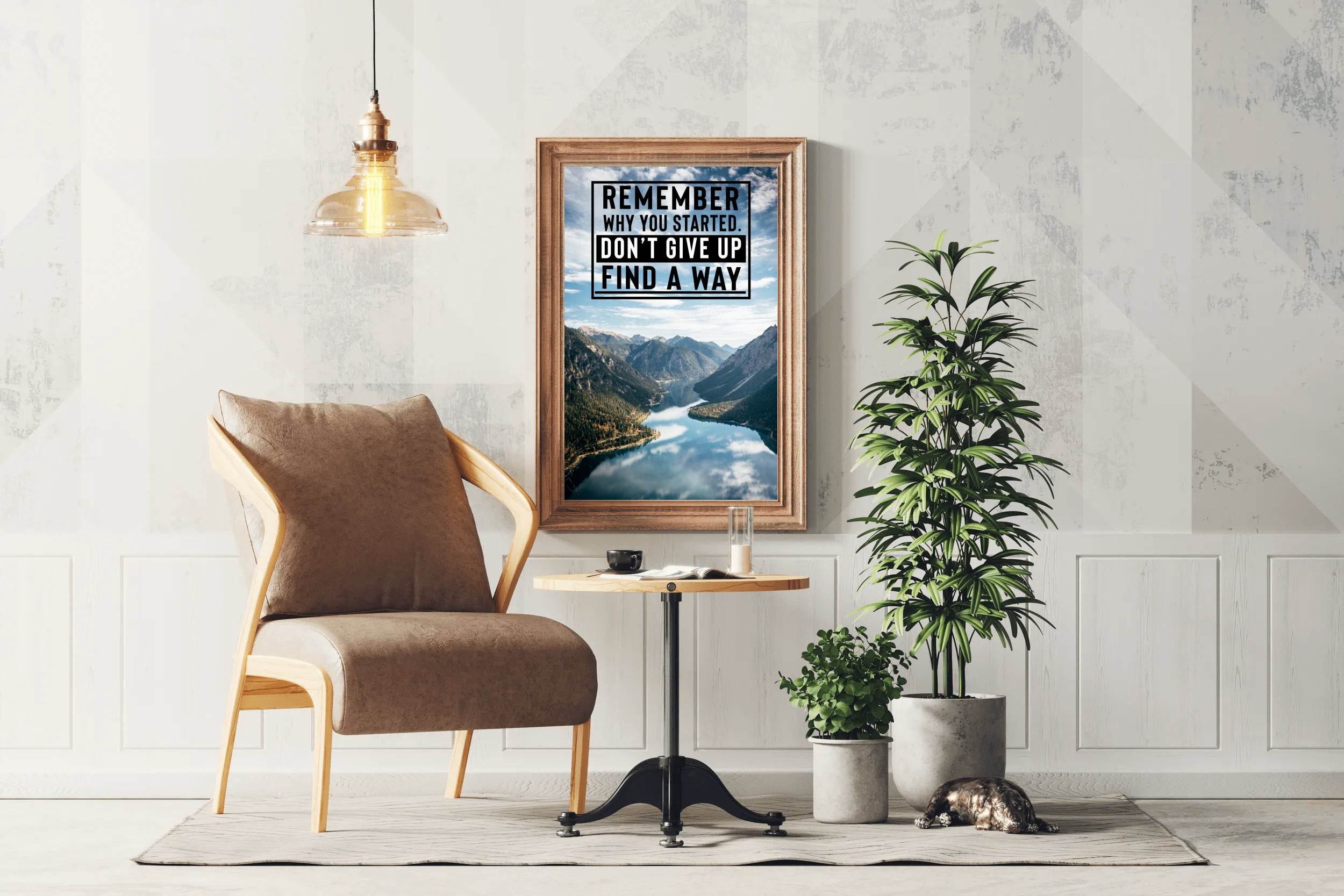 Don't Give Up Motivational Wall Art - beink online art store