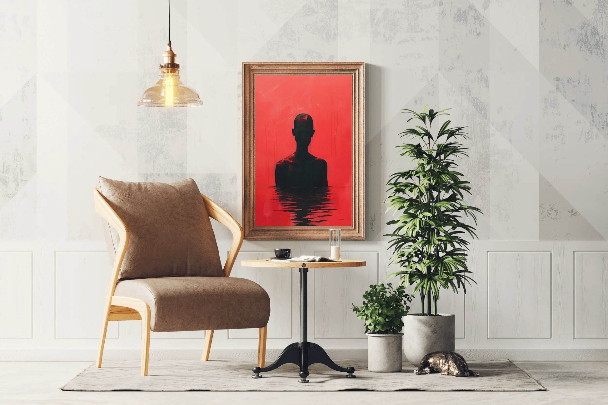 Painting Drowned In Blood Wall Art - beink online art store