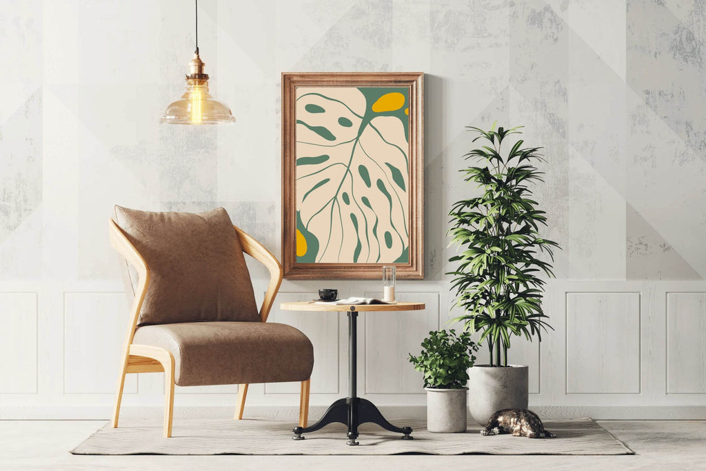 Big Leaf of Monstera Plant Wall Art - beink online art store