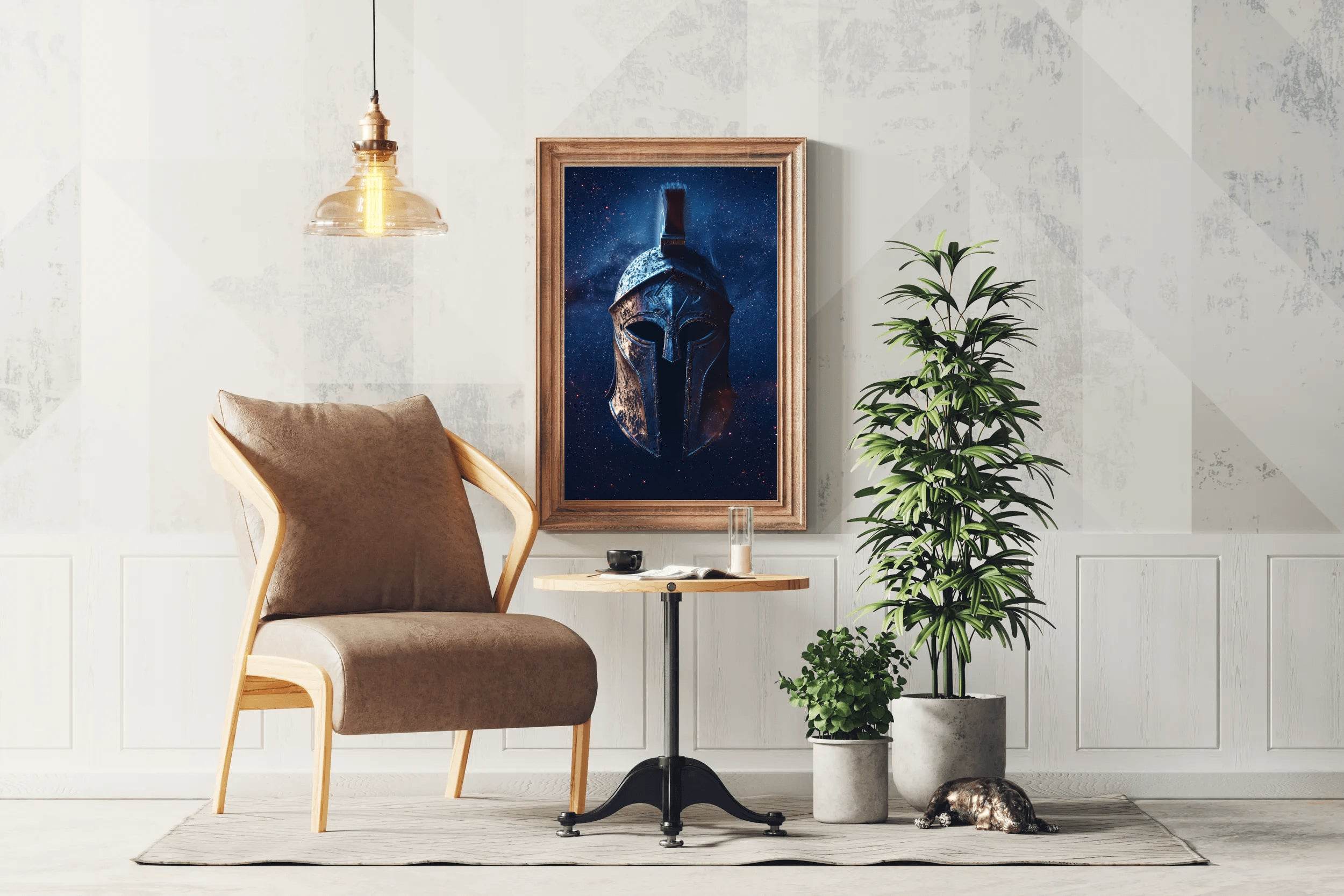 Spartan Helmet Wall Art - beink online art store