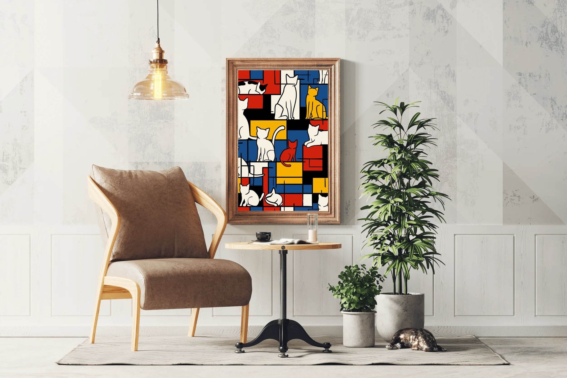 The Mondrian Cats by Tobe Fonseca - beink online art store