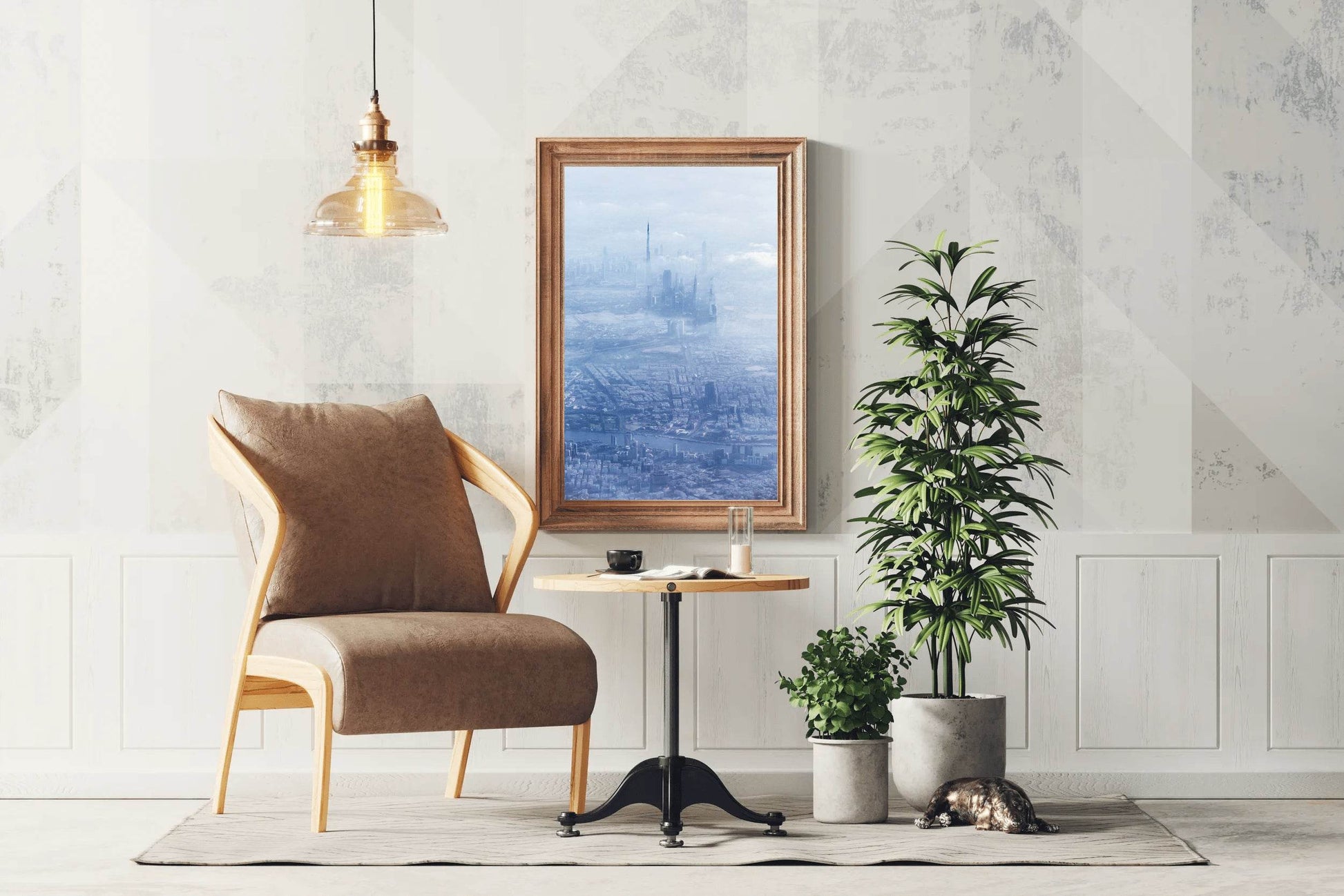 City Through the Clouds Wall Art - beink online art store