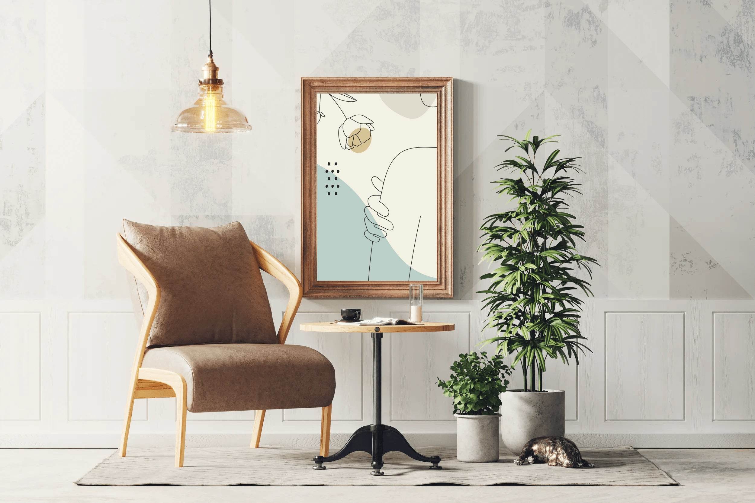 Emotional Woman Painting Wall Art - beink online art store