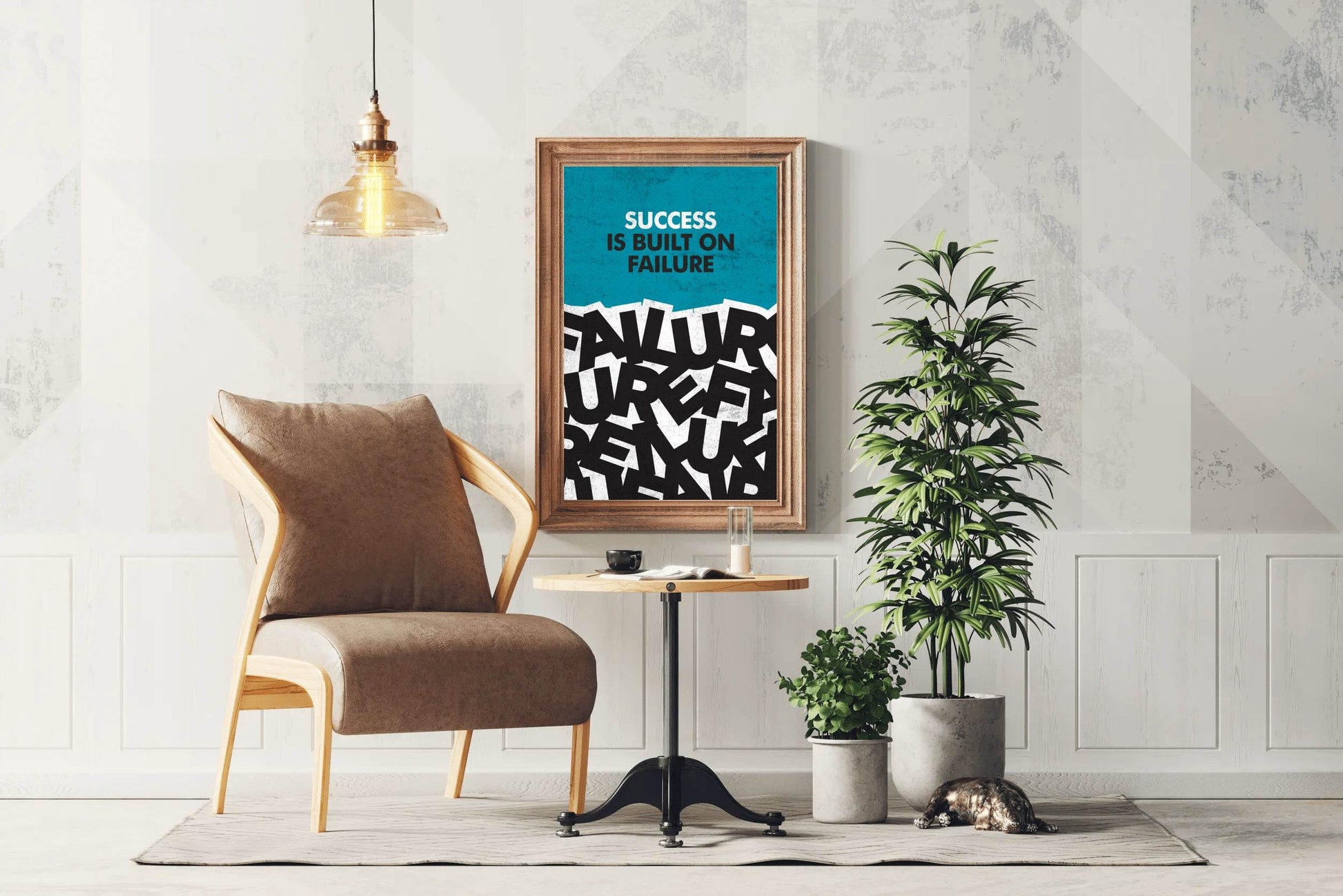 Success Motivational Quote Wall Art - beink online art store