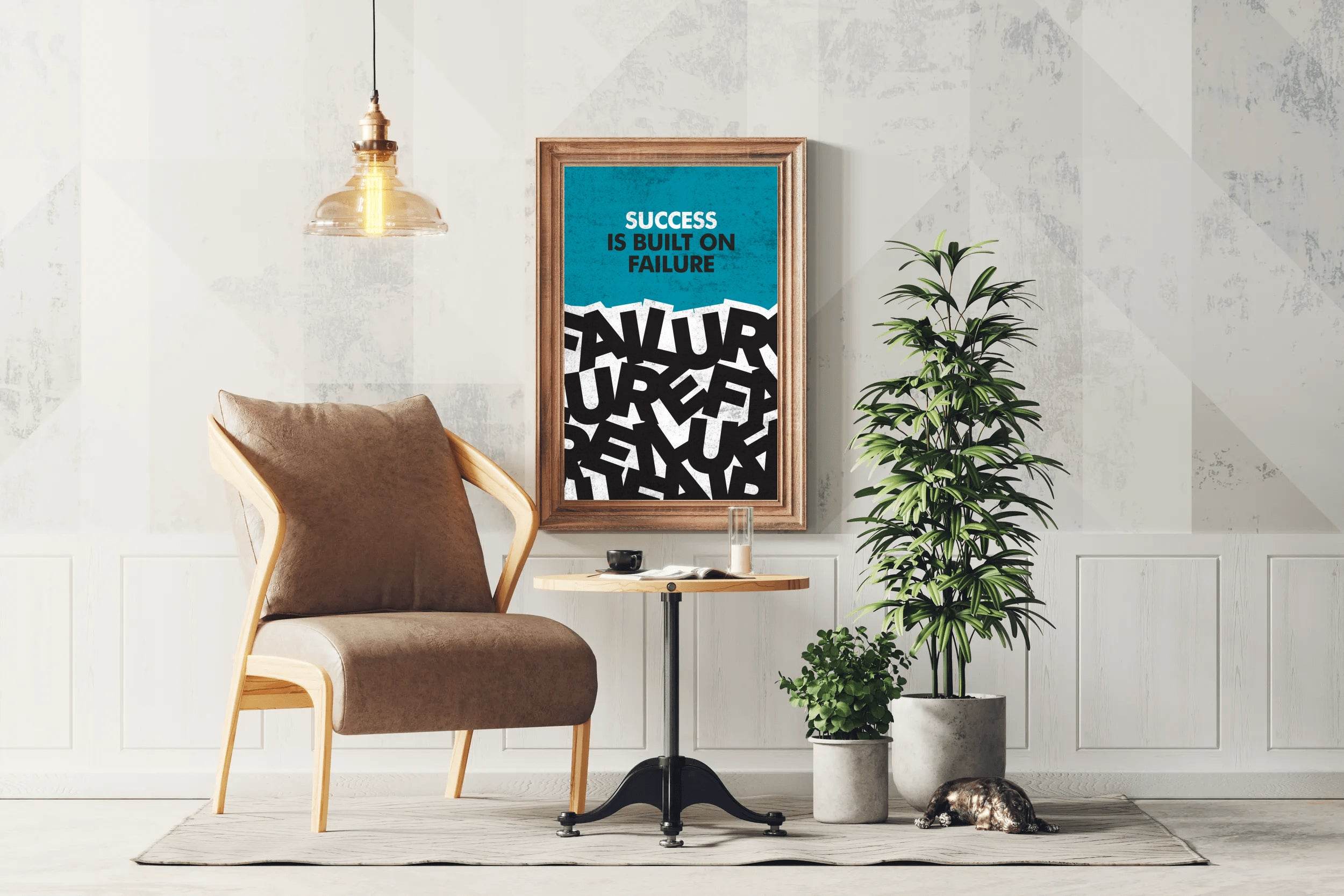Success Motivational Quote Wall Art - beink online art store