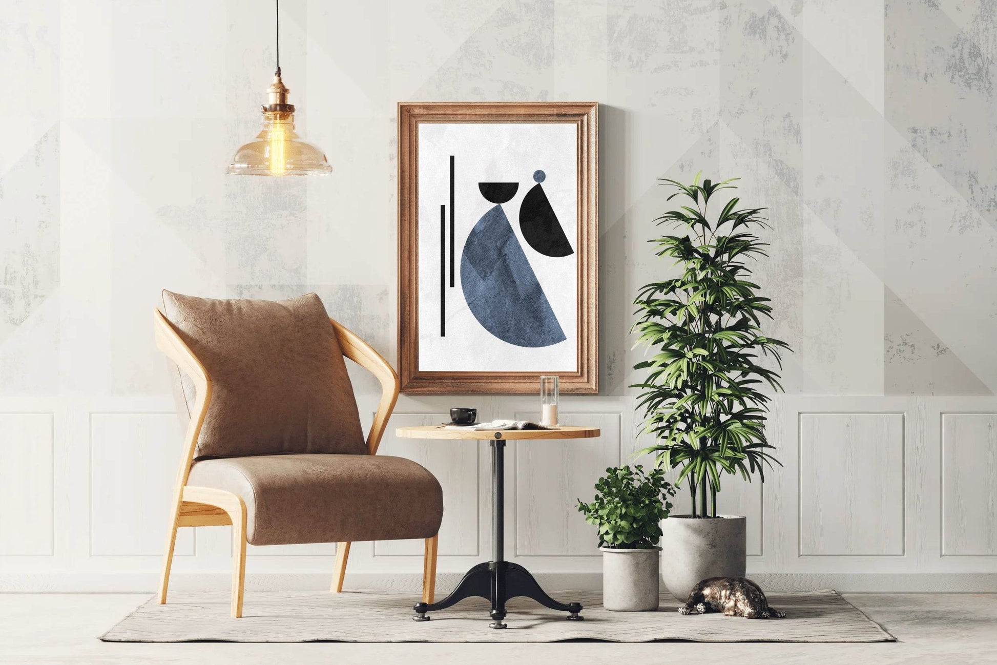 Geometrical Shapes Abstract Wall Art - beink online art store