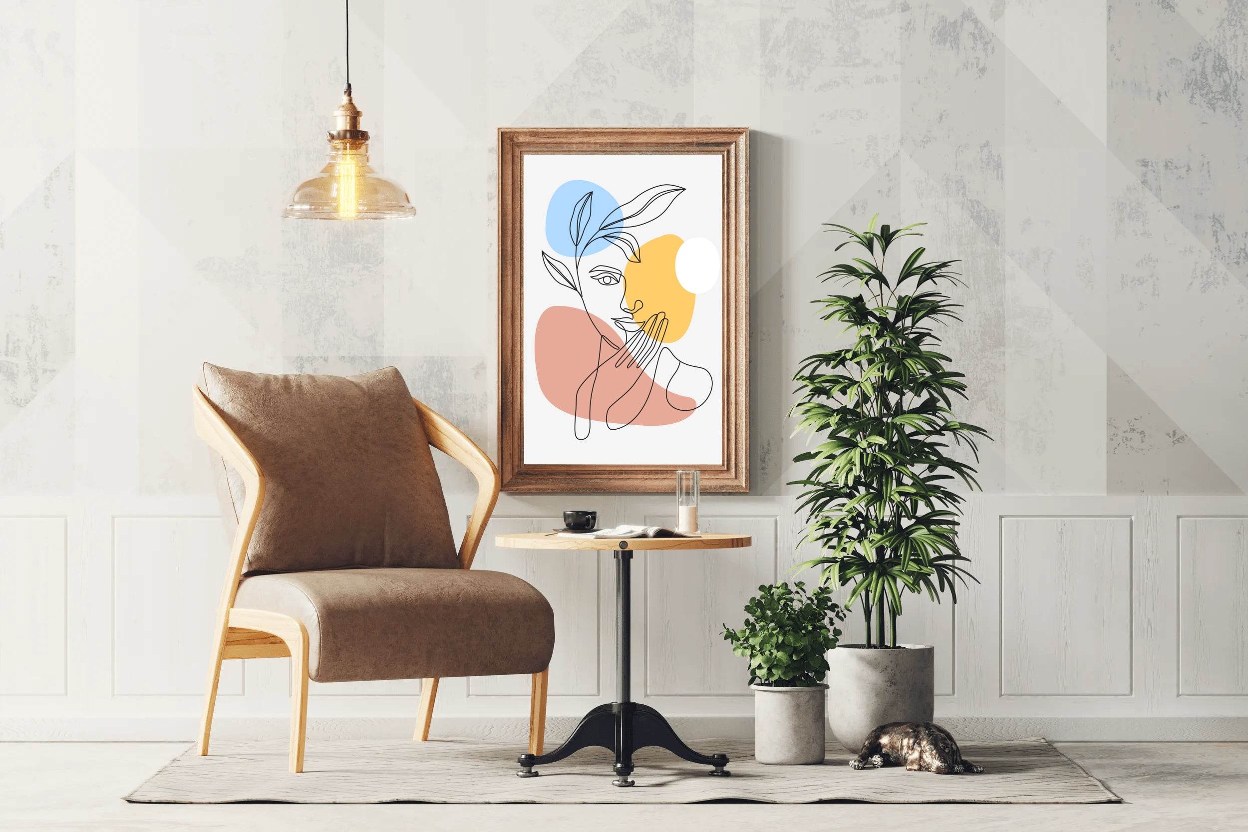 Flower Girl Wall Art - beink online art store