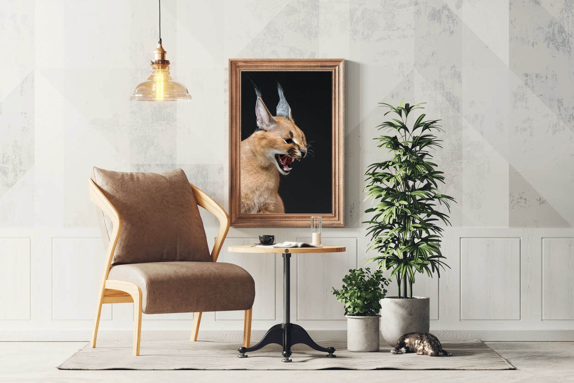 Caracal Wild Cat Animal Wall Art - beink online art store