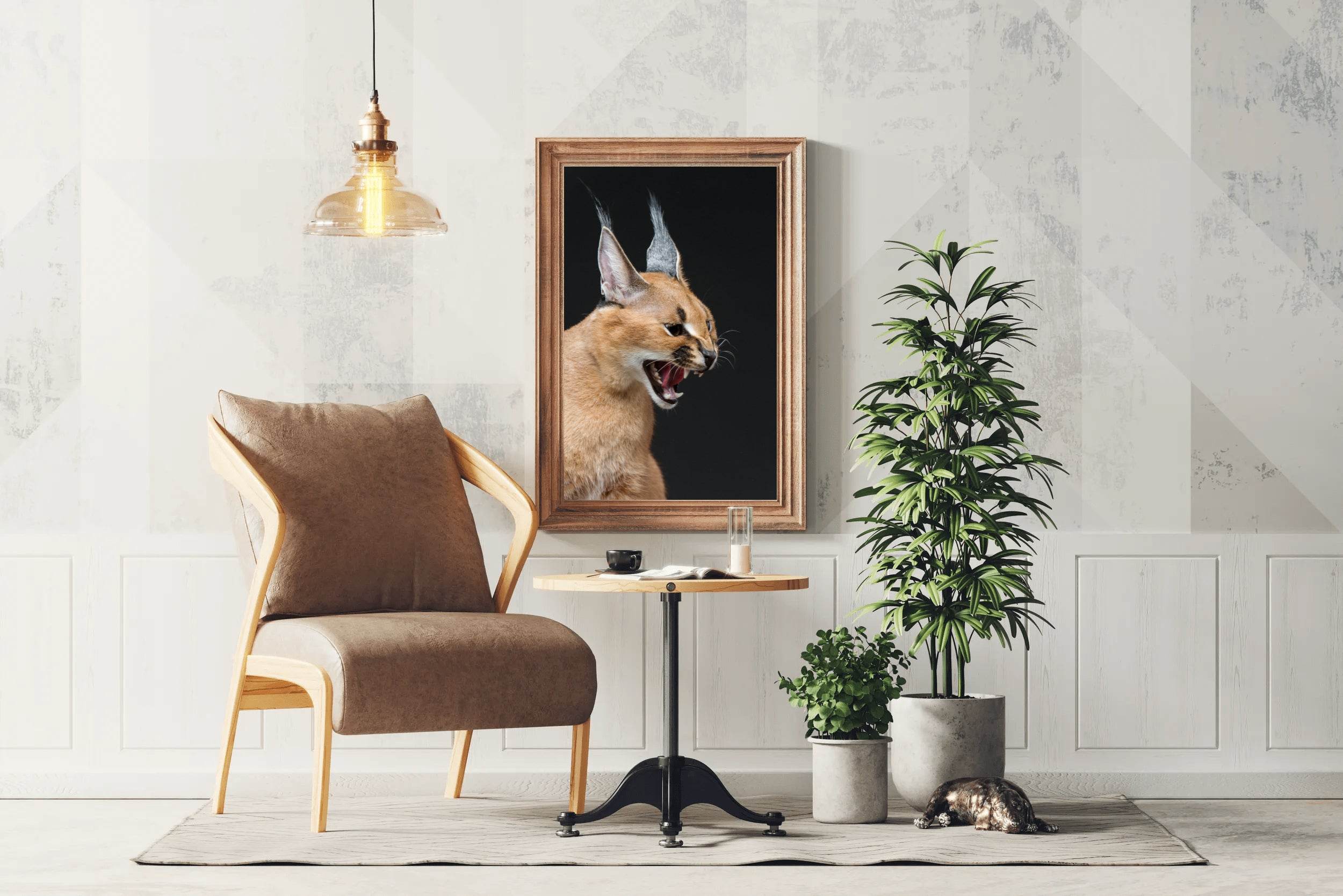 Caracal Wild Cat Animal Wall Art - beink online art store