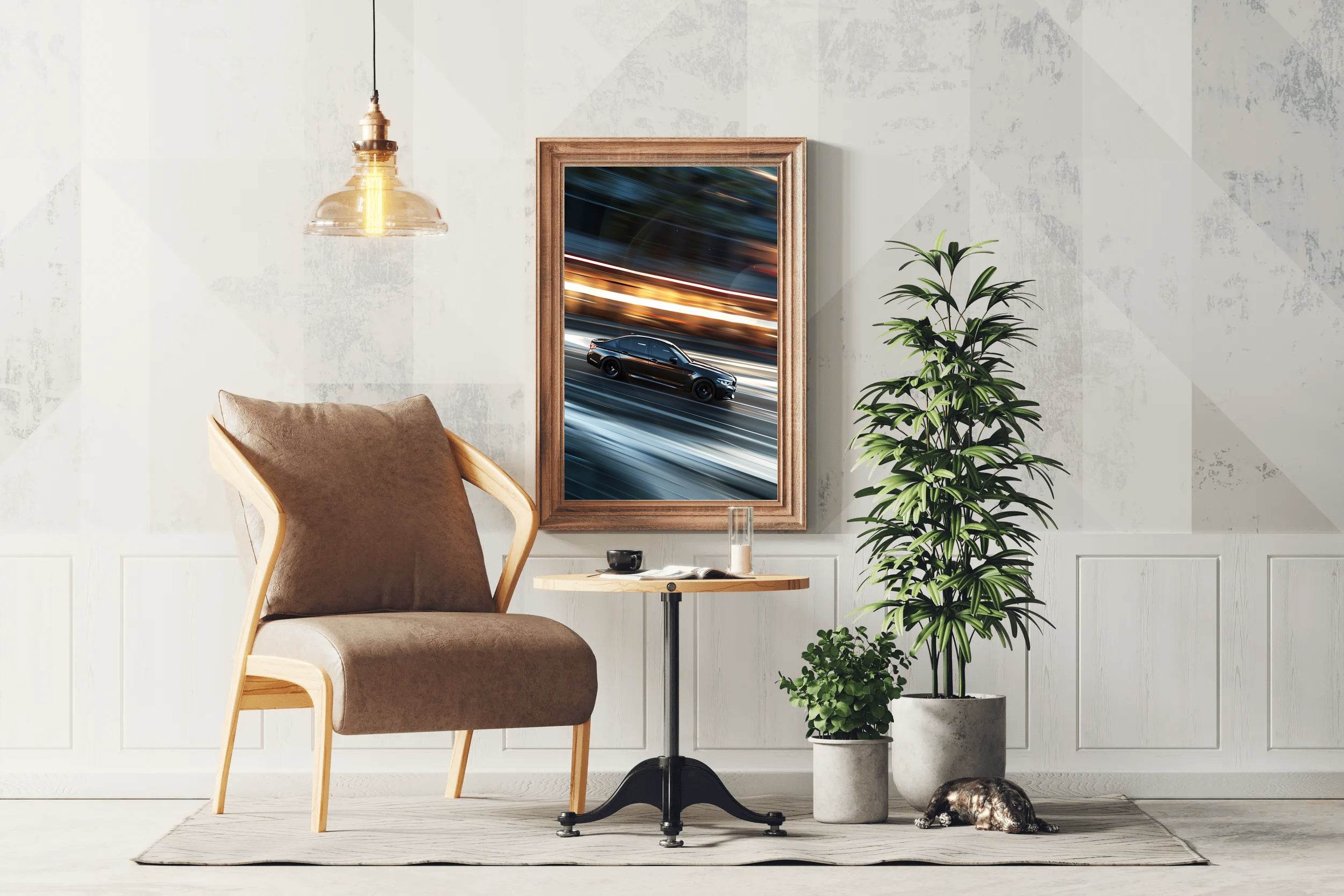 BMW M5 Black Wall Art - beink online art store