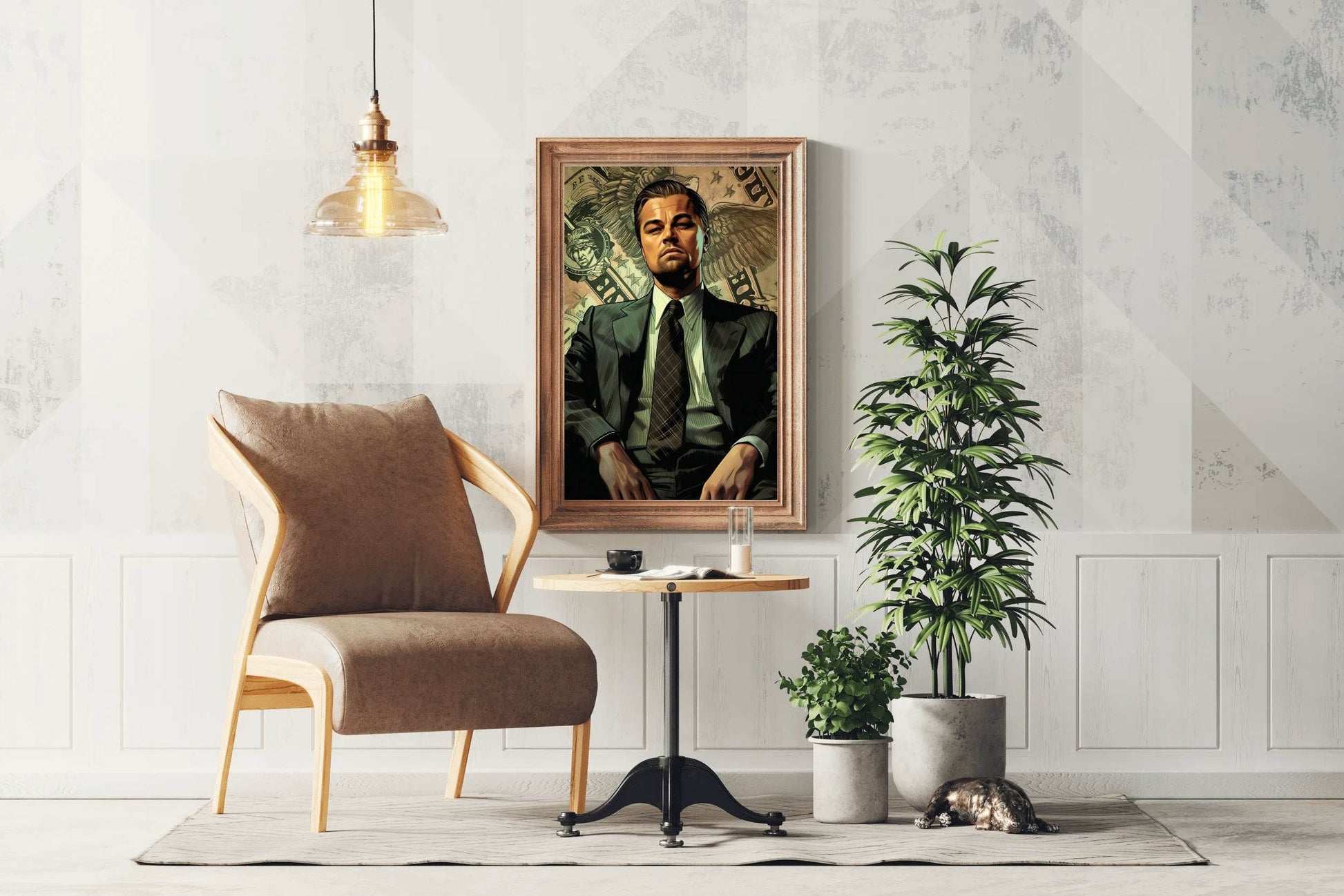 Leonardo DiCaprio Rich Look Wall Art - beink online art store