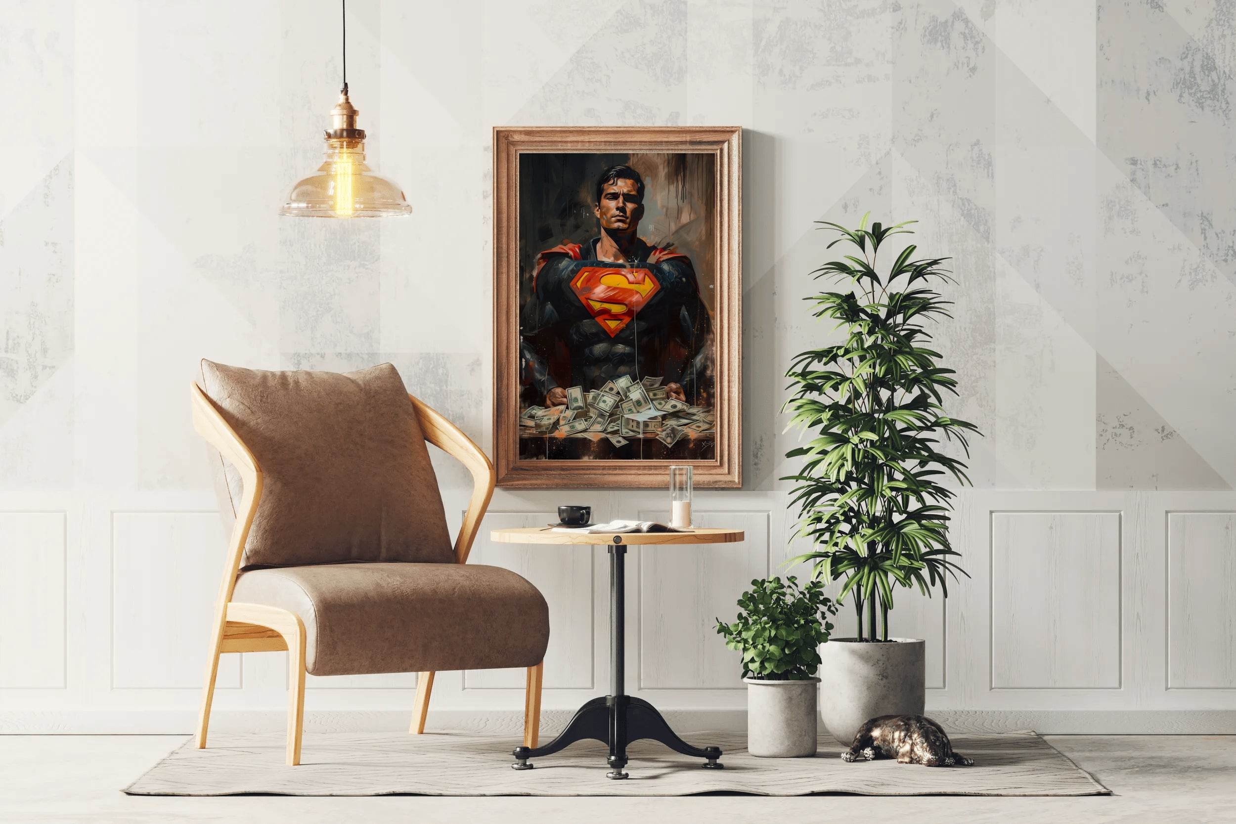 Premium Painting of Superman - beink online art store