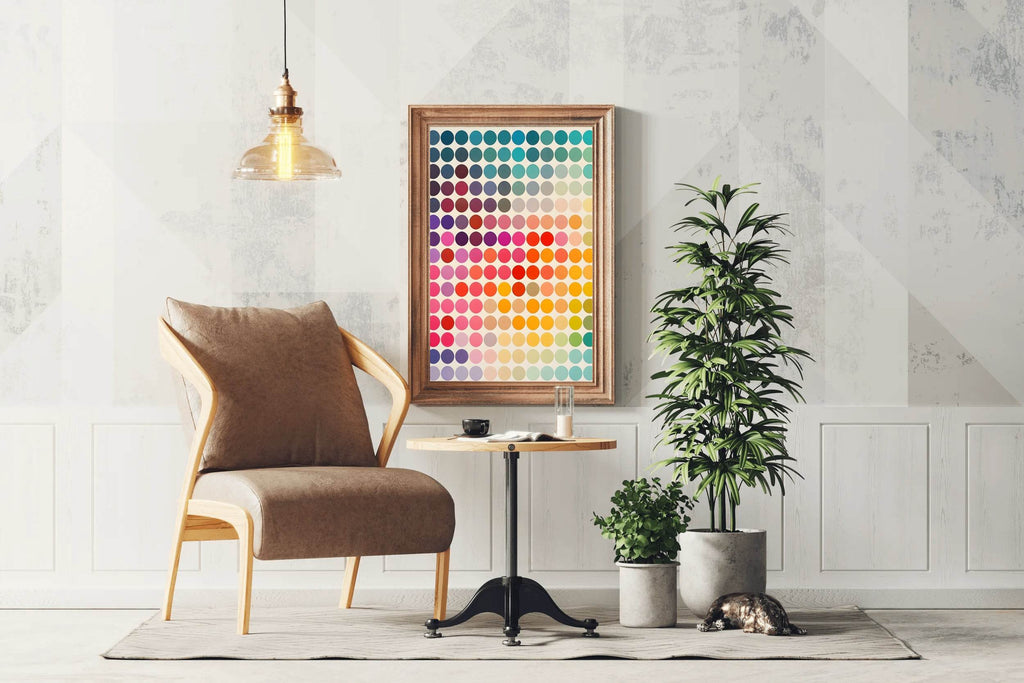 Abstract Dots Background Digital Art - beink online art store