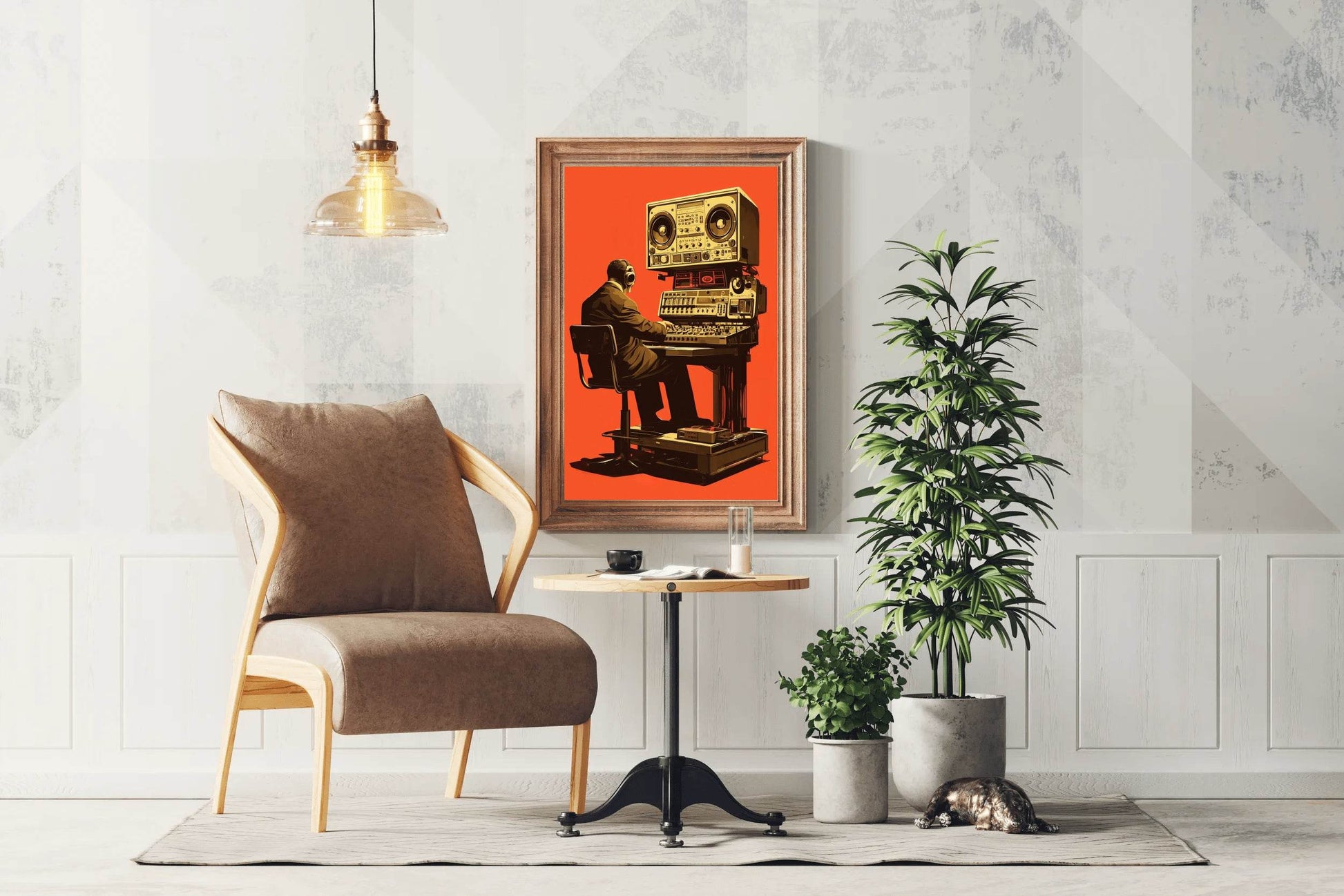 Radio Technology Integration System Wall Art - beink online art store