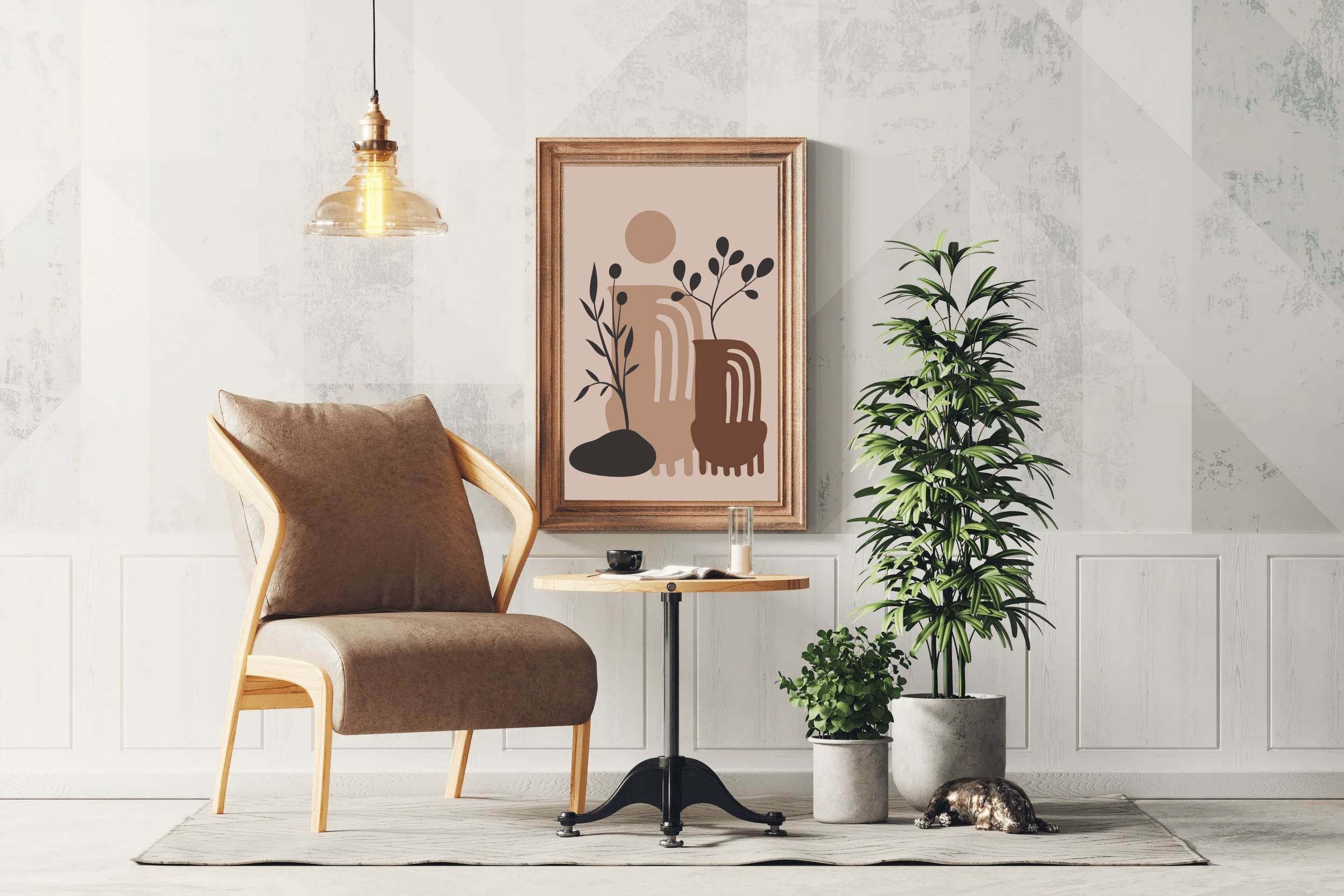 Oak Leaves Wall Art - beink online art store