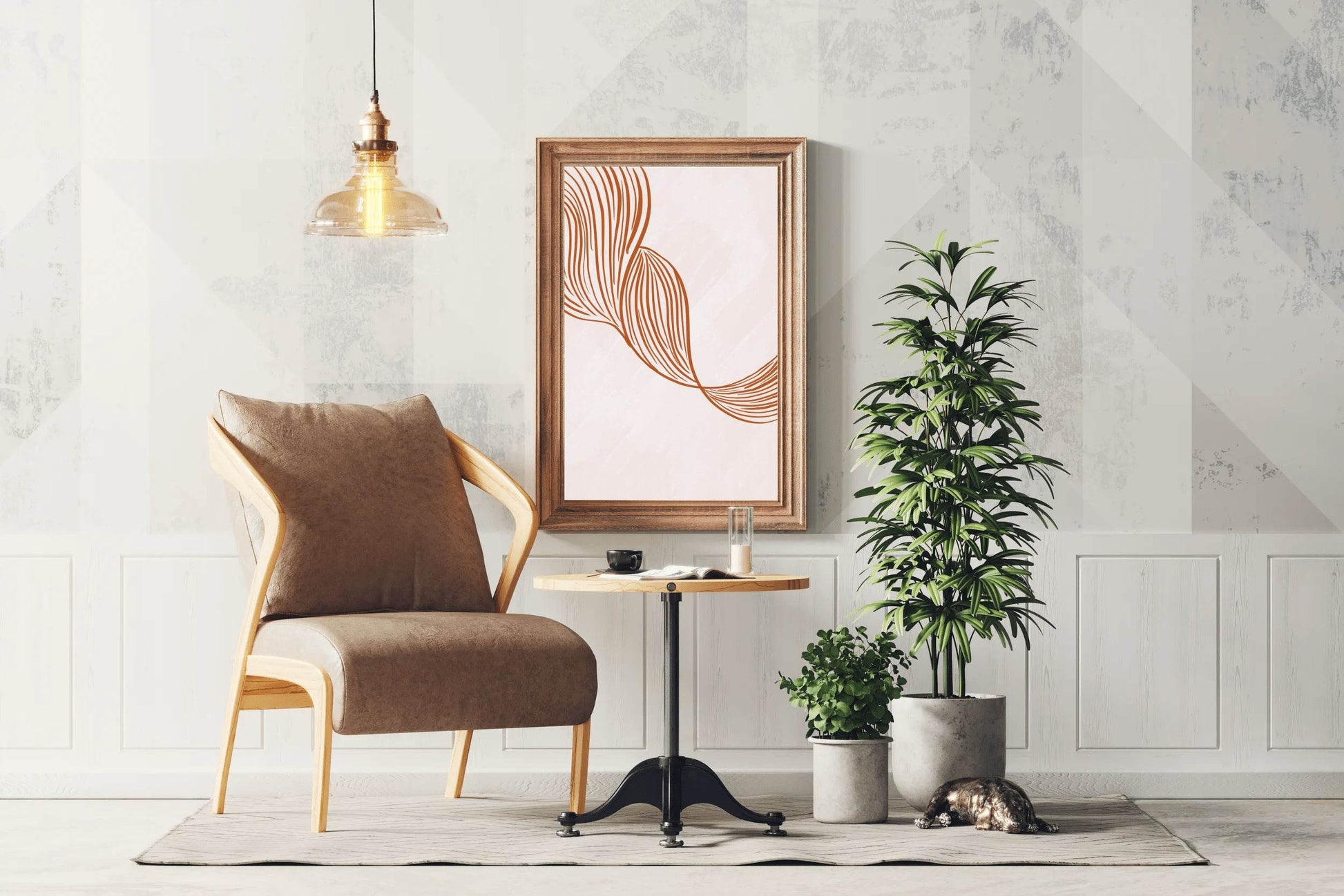 Twisted Threads of The Same Color Wall Art - beink online art store