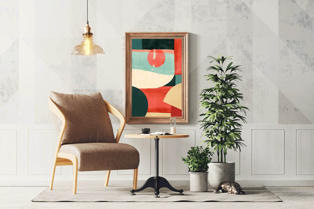Colorful Shape Pattern Digital Art - beink online art store