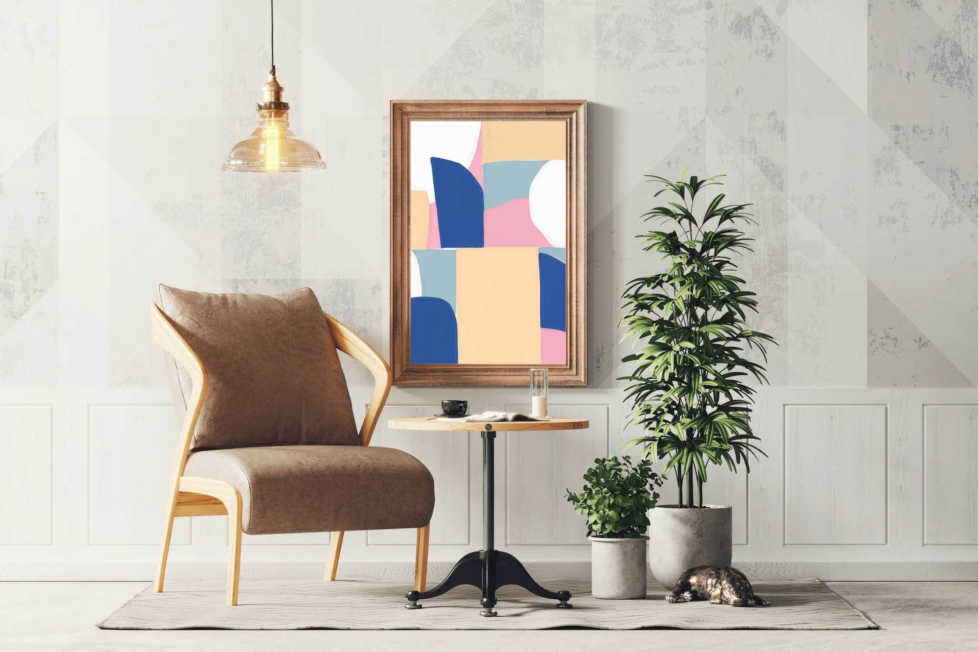 Abstract Geometric Shapes Wall Art - beink online art store
