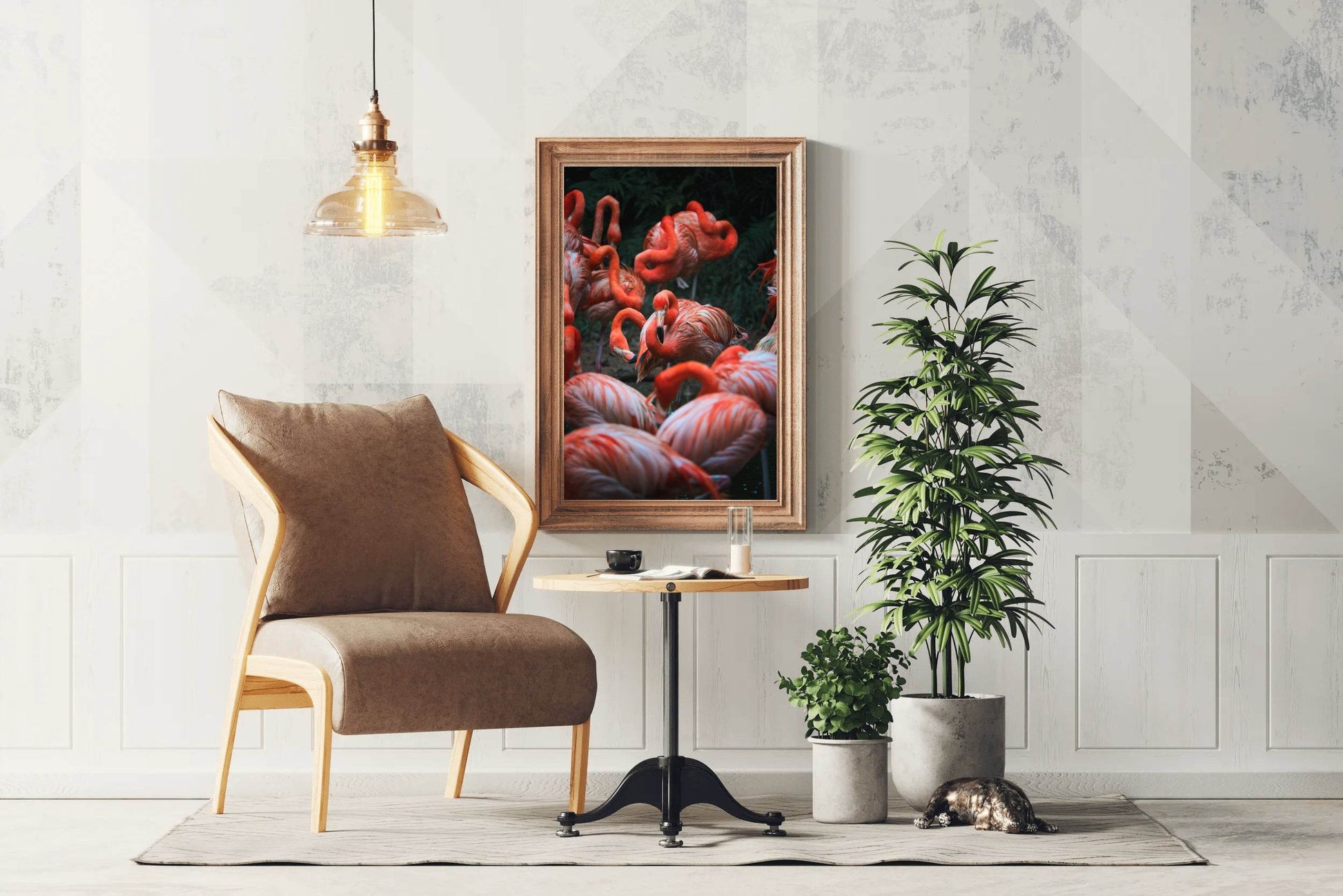 American Flamingo Bird Wall Art - beink online art store
