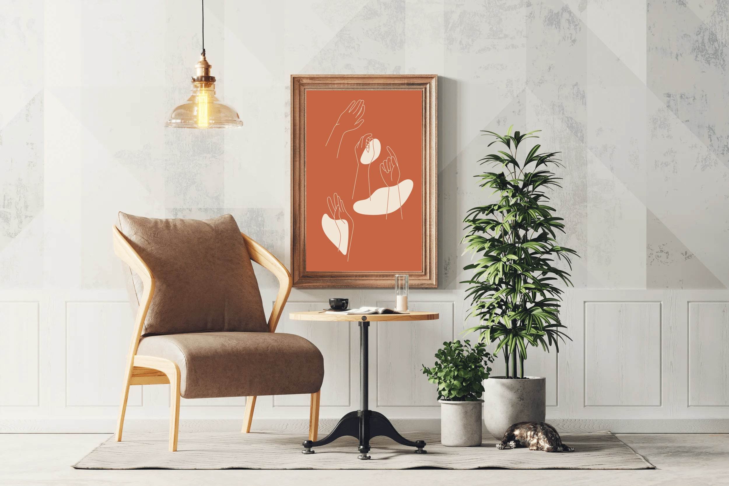 Hands Up Wall Art - beink online art store