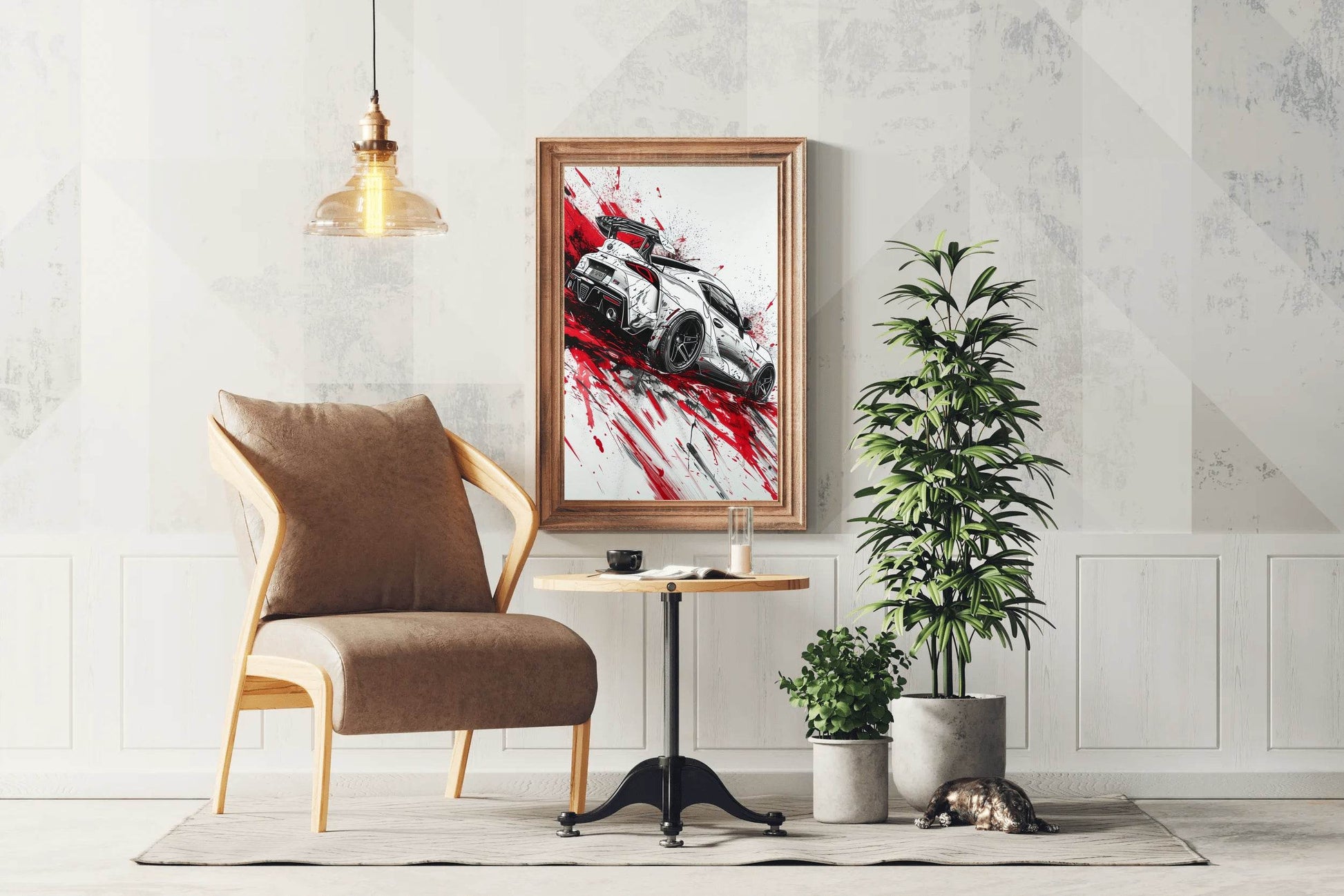 Drift Toyota GR Supra Wall Art - beink online art store