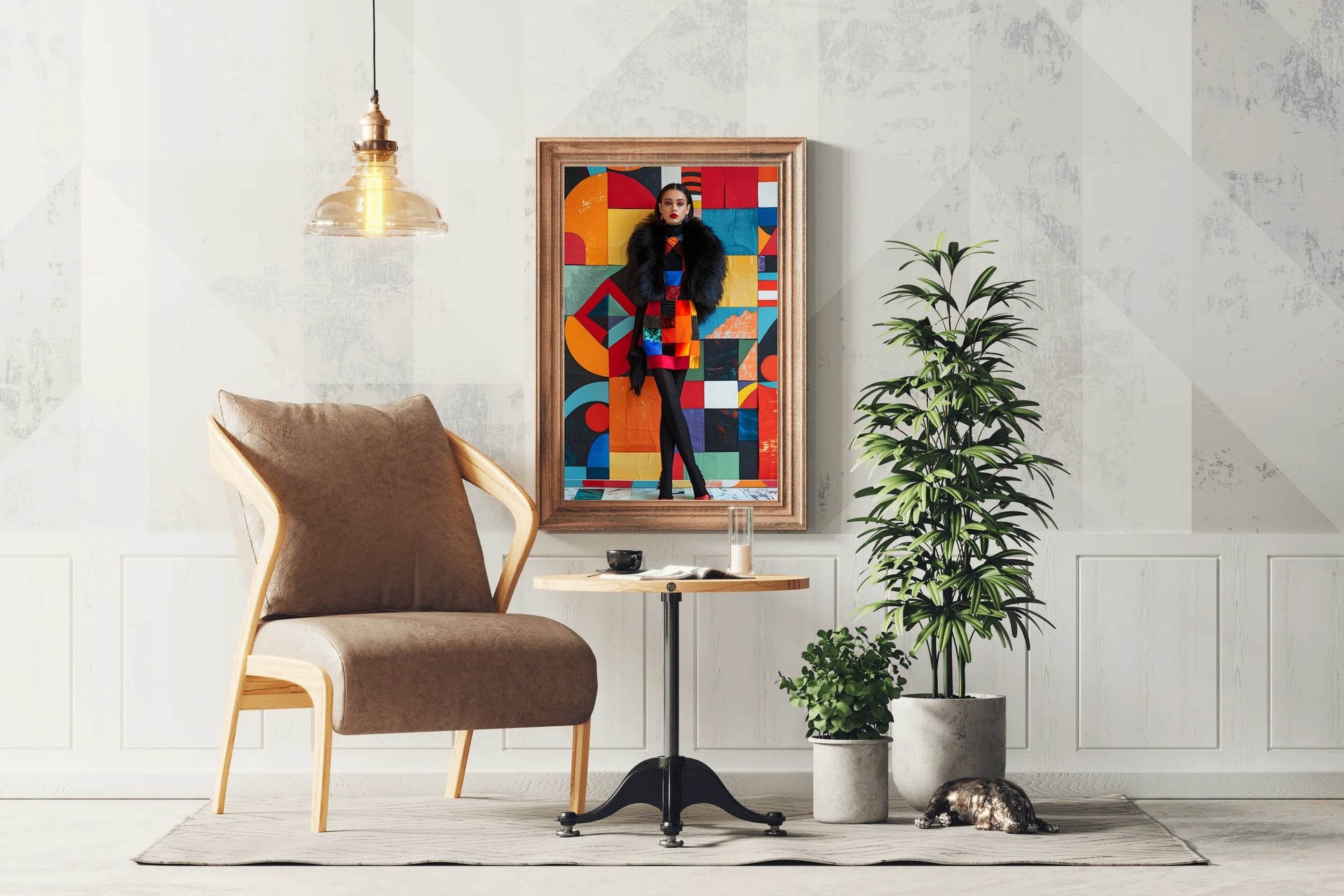 Colorful Silk Short Dress Wall Art - beink online art store