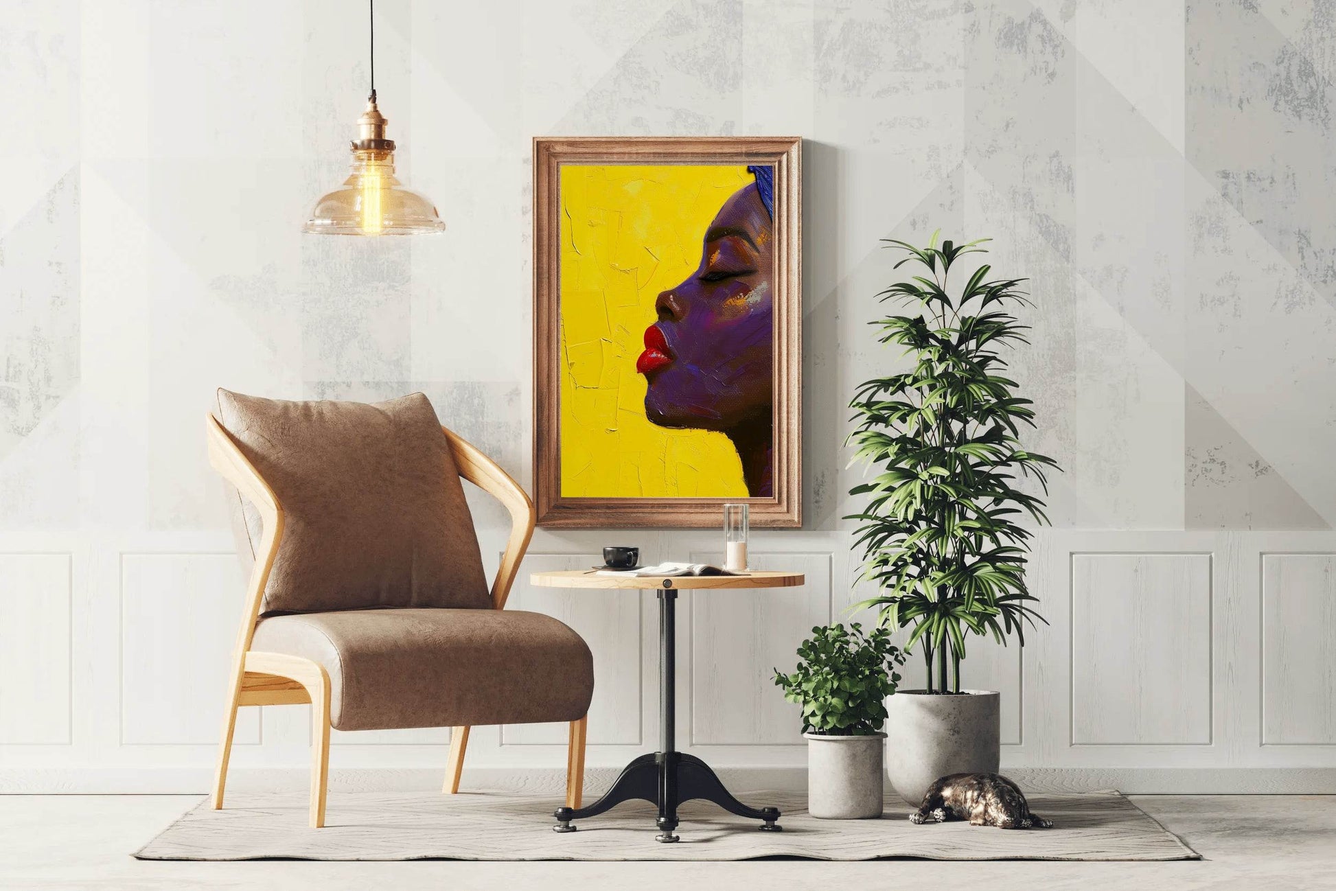 Minimal Woman Wall Art - beink online art store