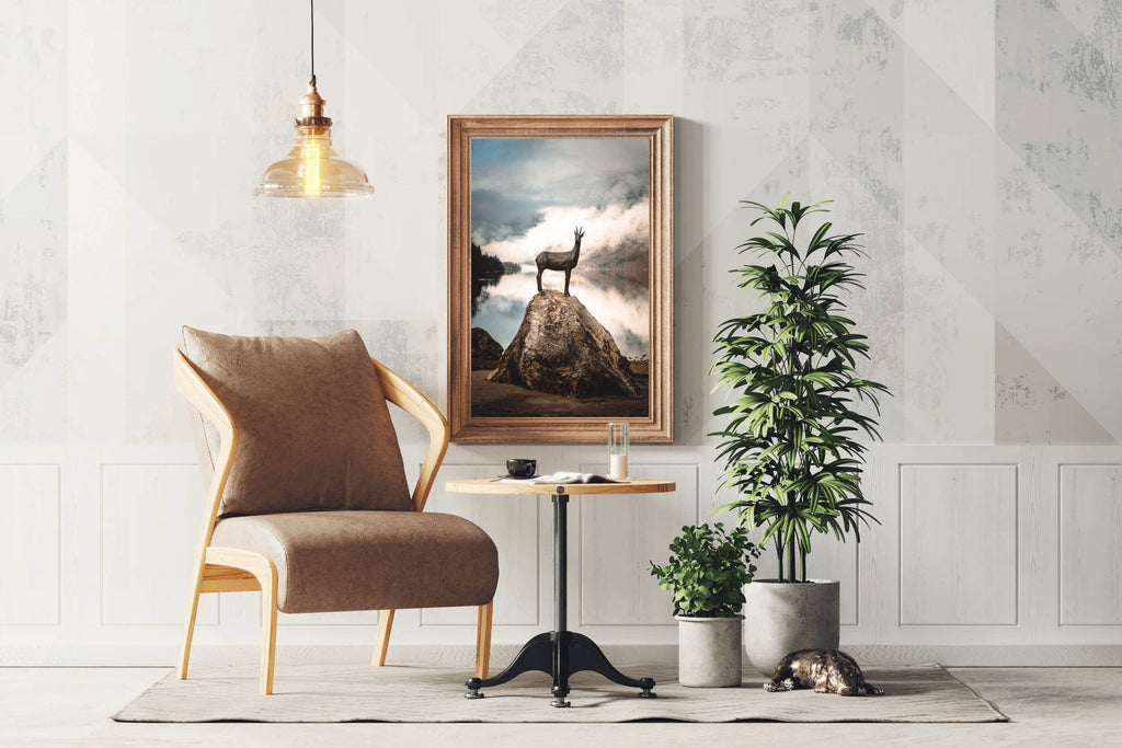 Highland Deer Animal Wall Art - beink online art store