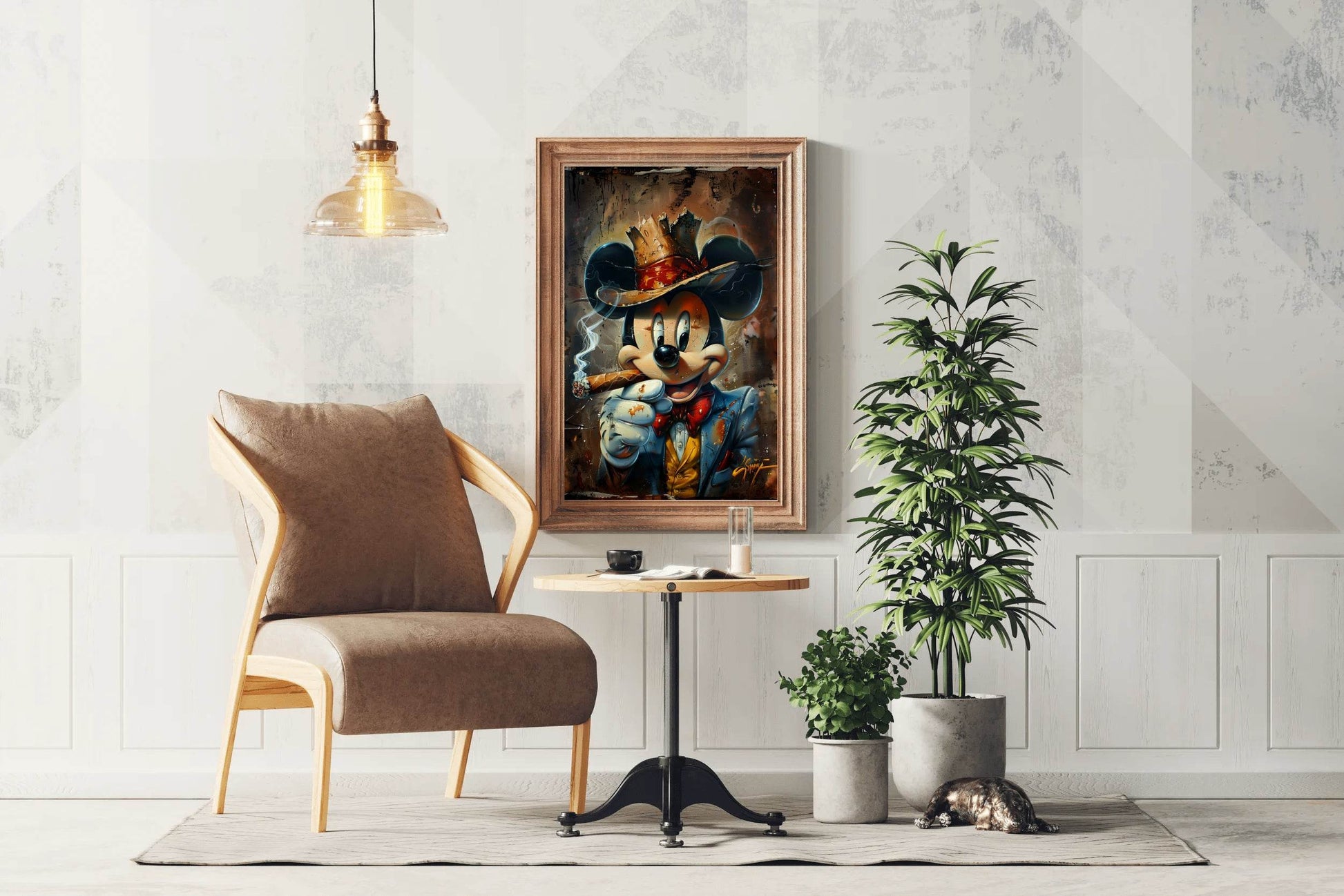 Mickey Noir Wall Art - beink online art store