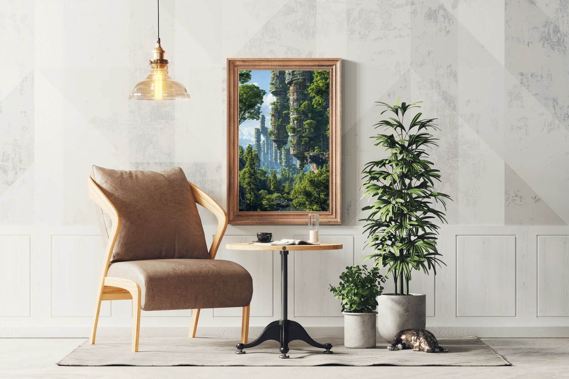 Lush Hanging Forest Wall Art - beink online art store